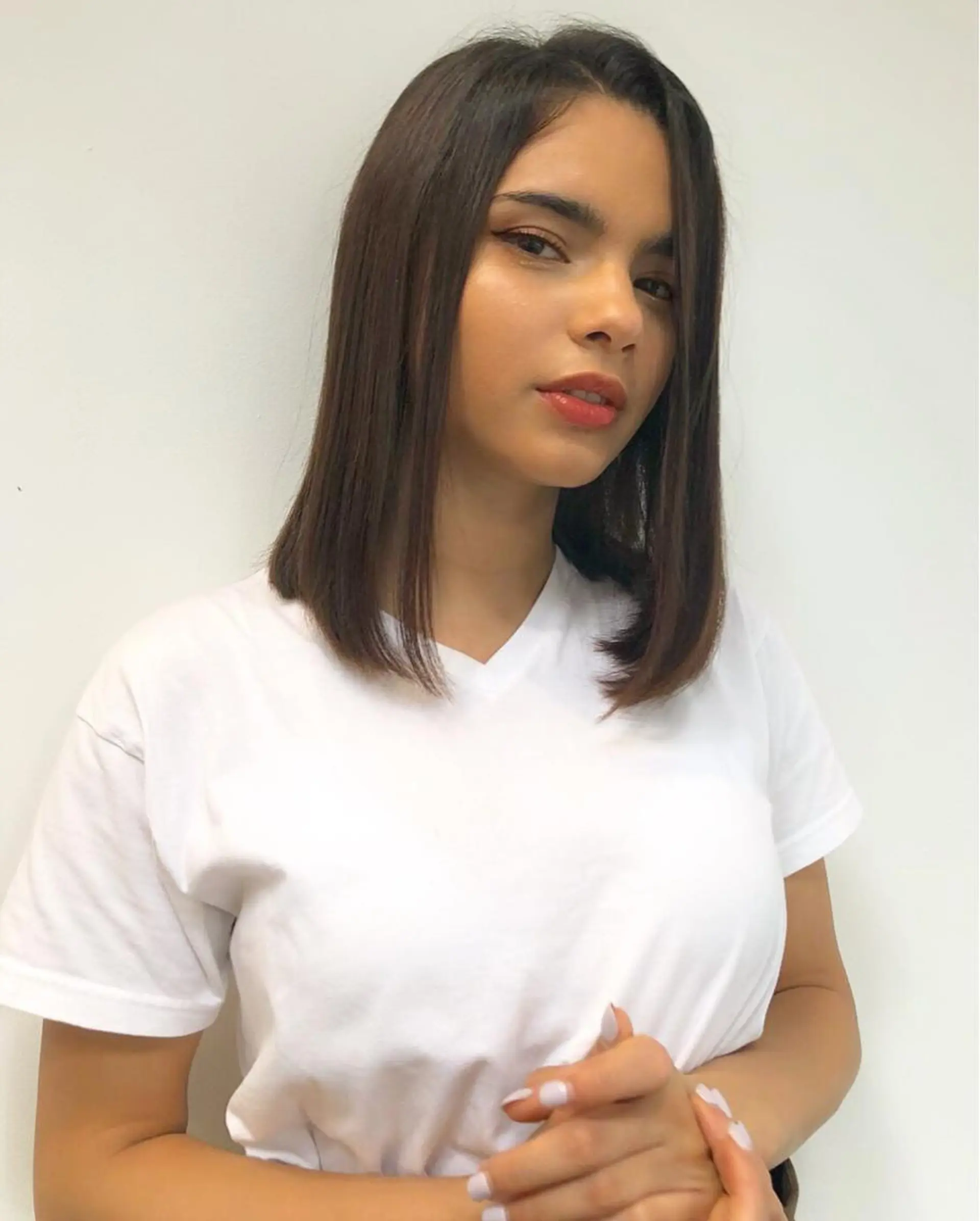 ロング カラー salowin 原宿 aroa所属・韓国／ハッシュカット ／透明感カラー／金野のヘアスタイル