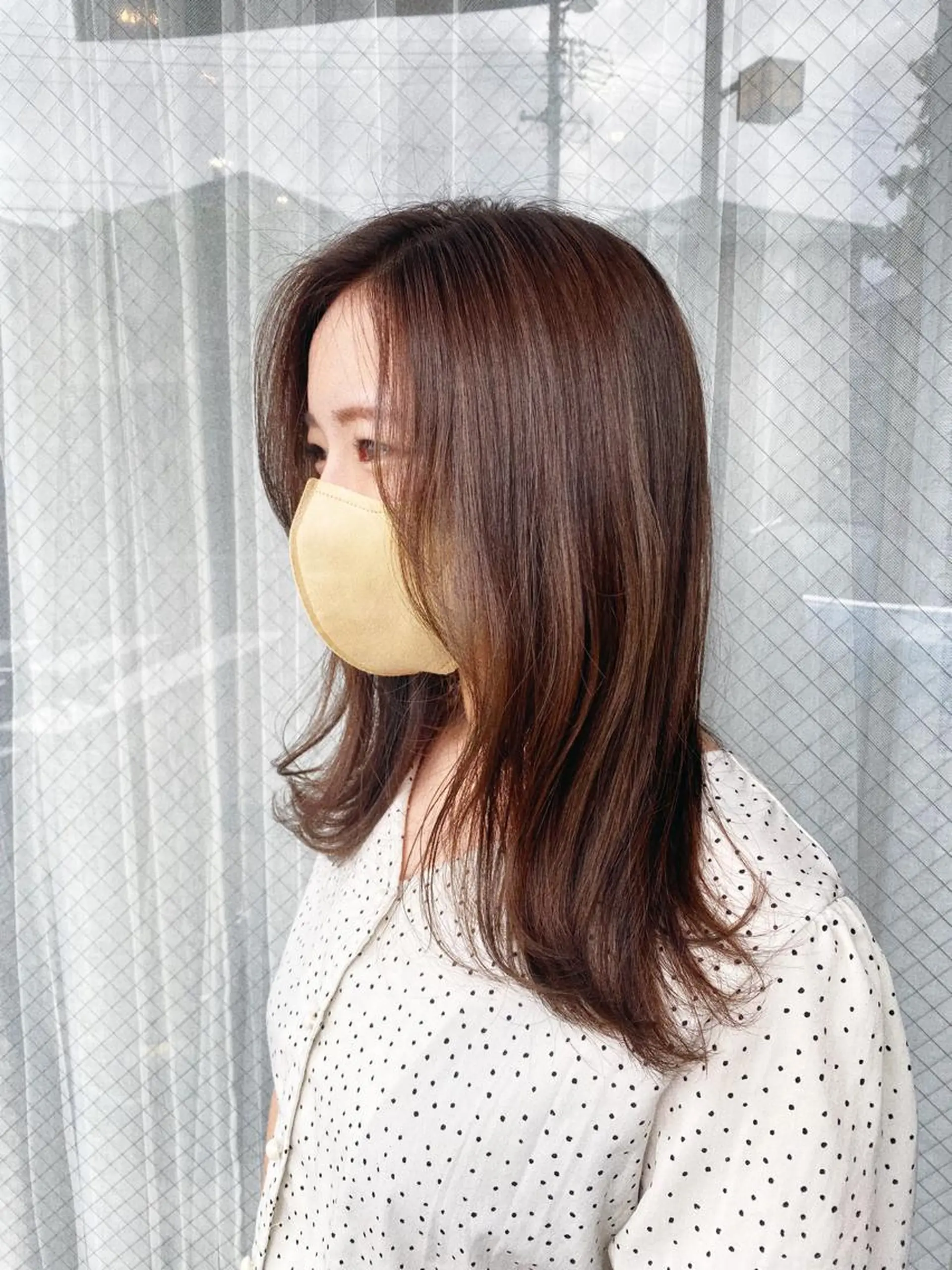 ロング カラー 高浜 夕海のヘアスタイル