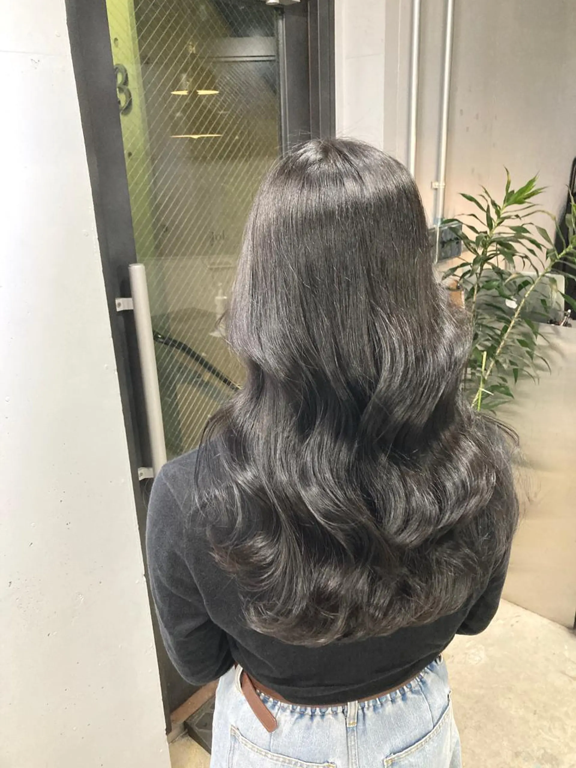 セミロング カット ヘアカラー トリートメント 新井 広樹のヘアスタイル