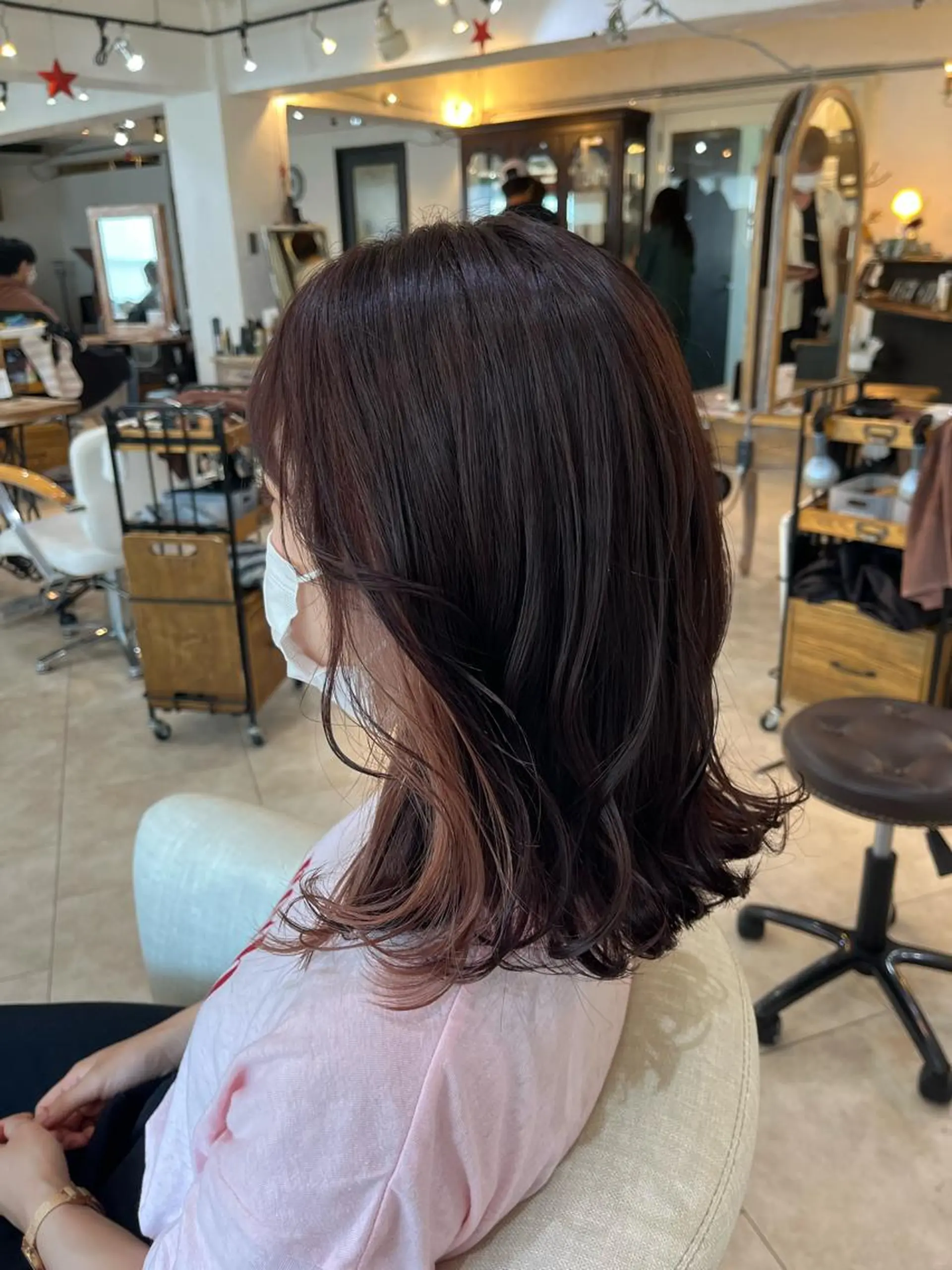 ミディアム カラー 💛ハイトーン💛 りむのヘアスタイル