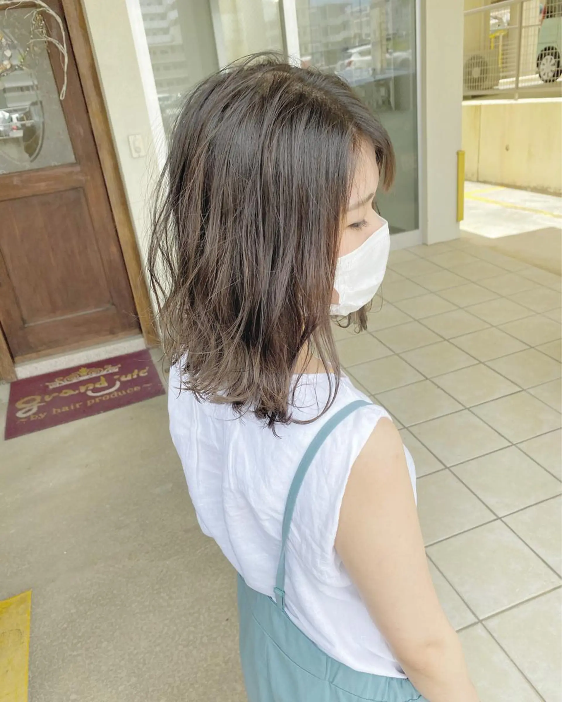 ミディアム カラー イルミナカラー カット ヘアカラー grand juteのヘアスタイル