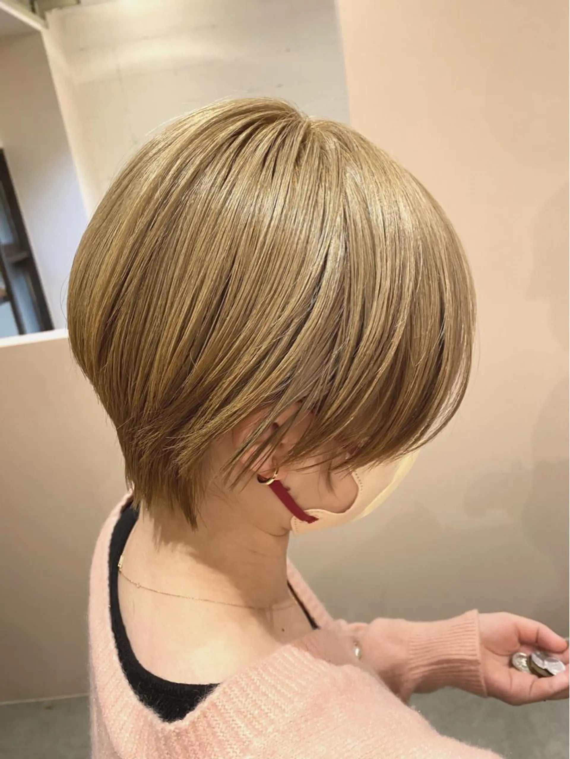 ショート カラー 丸みショート ダブルカラー ショートヘア couleur所属・田中 恭子のヘアスタイル