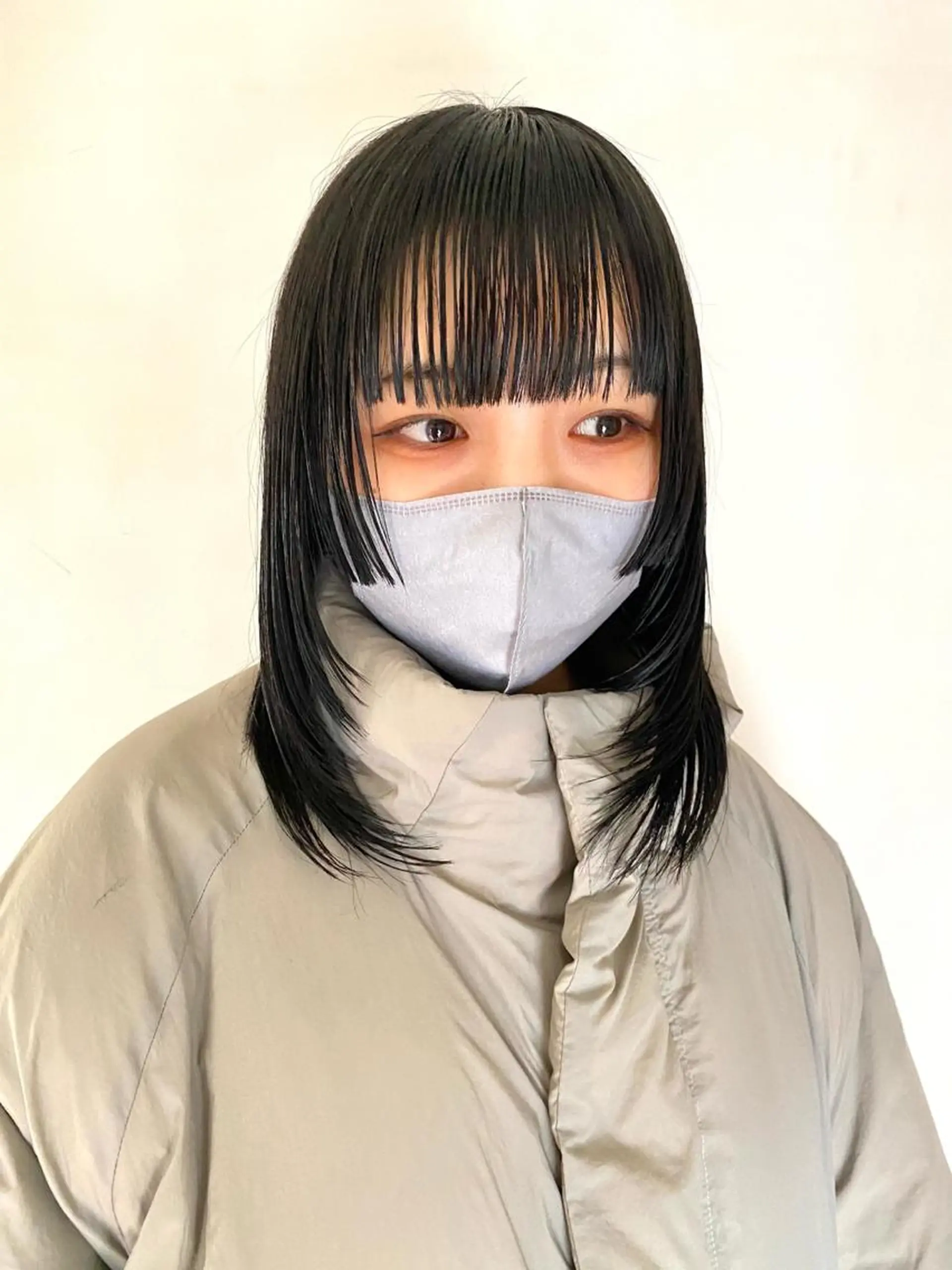 ミディアム 顔まわりレイヤー 姫カット レイヤーカット レイヤー/パーマ /ウルフ/nabeのヘアスタイル