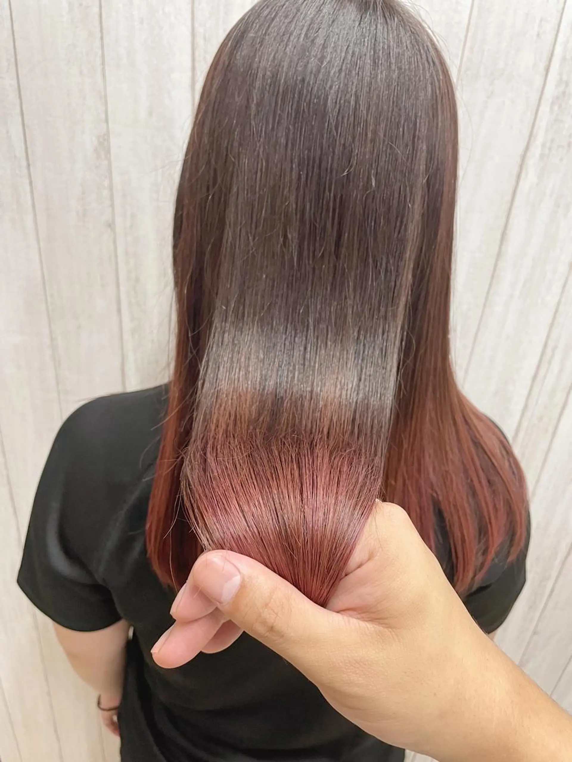 ロング カラー ケアブリーチ /髪質 改善/古橋圭史郎のヘアスタイル