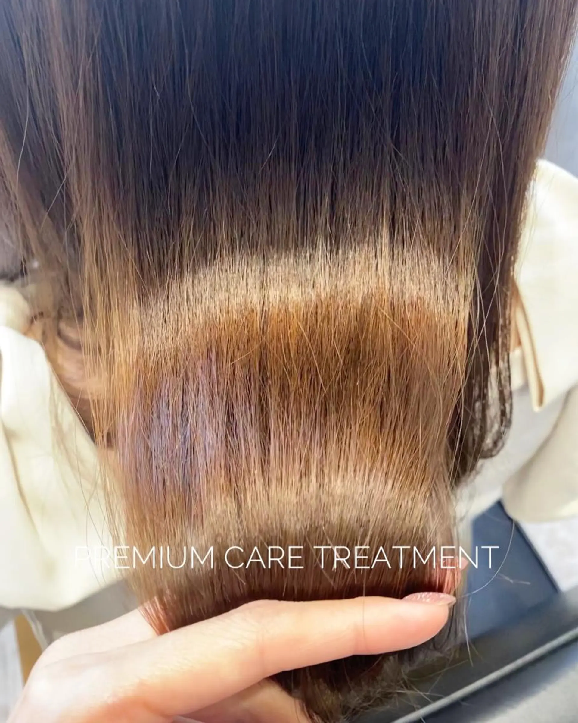 ロング カラー ブリーチ ケアブリーチ 髪質改善 ヨシンモリ 韓国風ヘア clomus所属・YUKA 🍒ツヤ髪改善のヘアスタイル