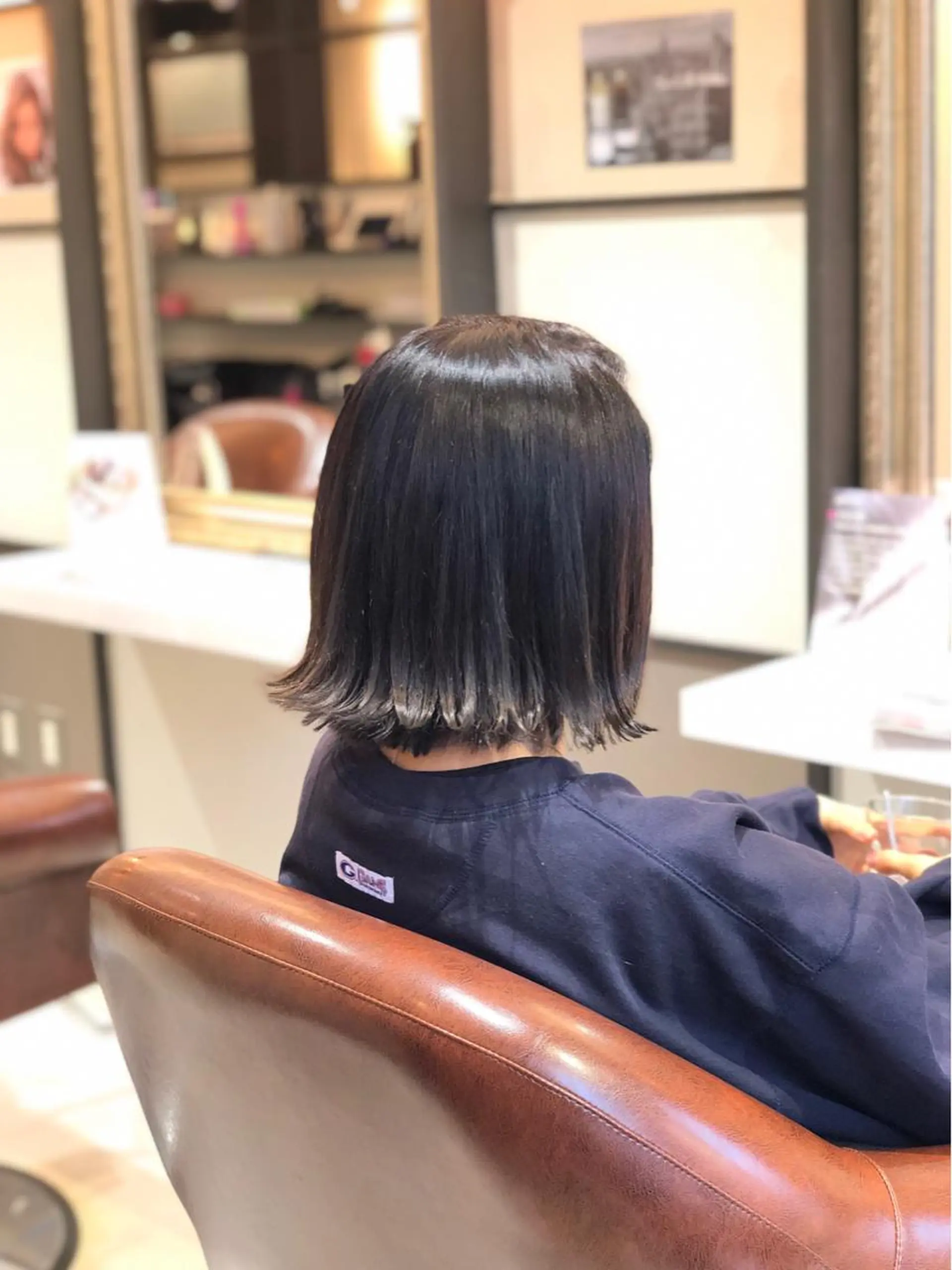 ミディアム カラー グレージュ 外ハネヘア カット wavi hair所属・後藤 ユウキ/髪質改善🫧のヘアスタイル