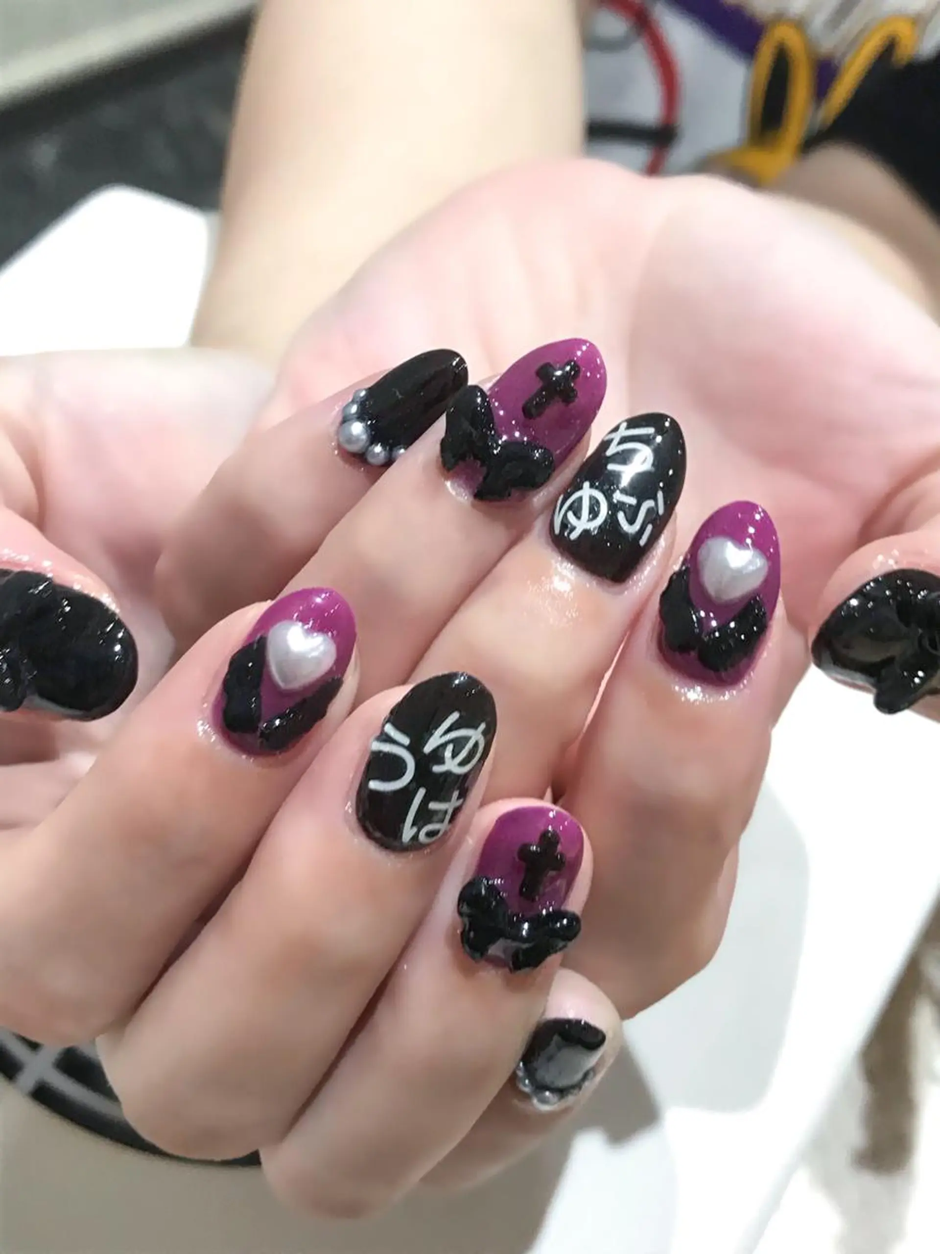 ネイル パープル Nyanco Nailのネイルデザイン