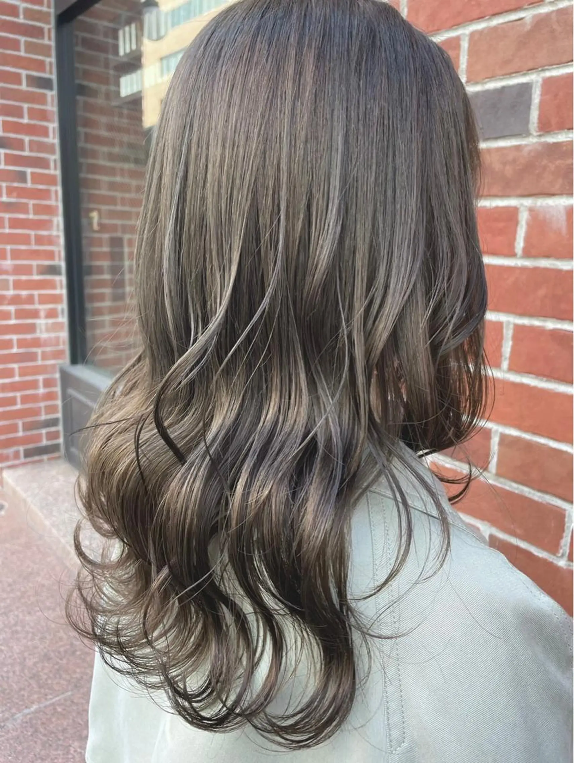 ロング カラー ヘアアレンジ maoブリーチ無し 似合わせカラーのヘアスタイル