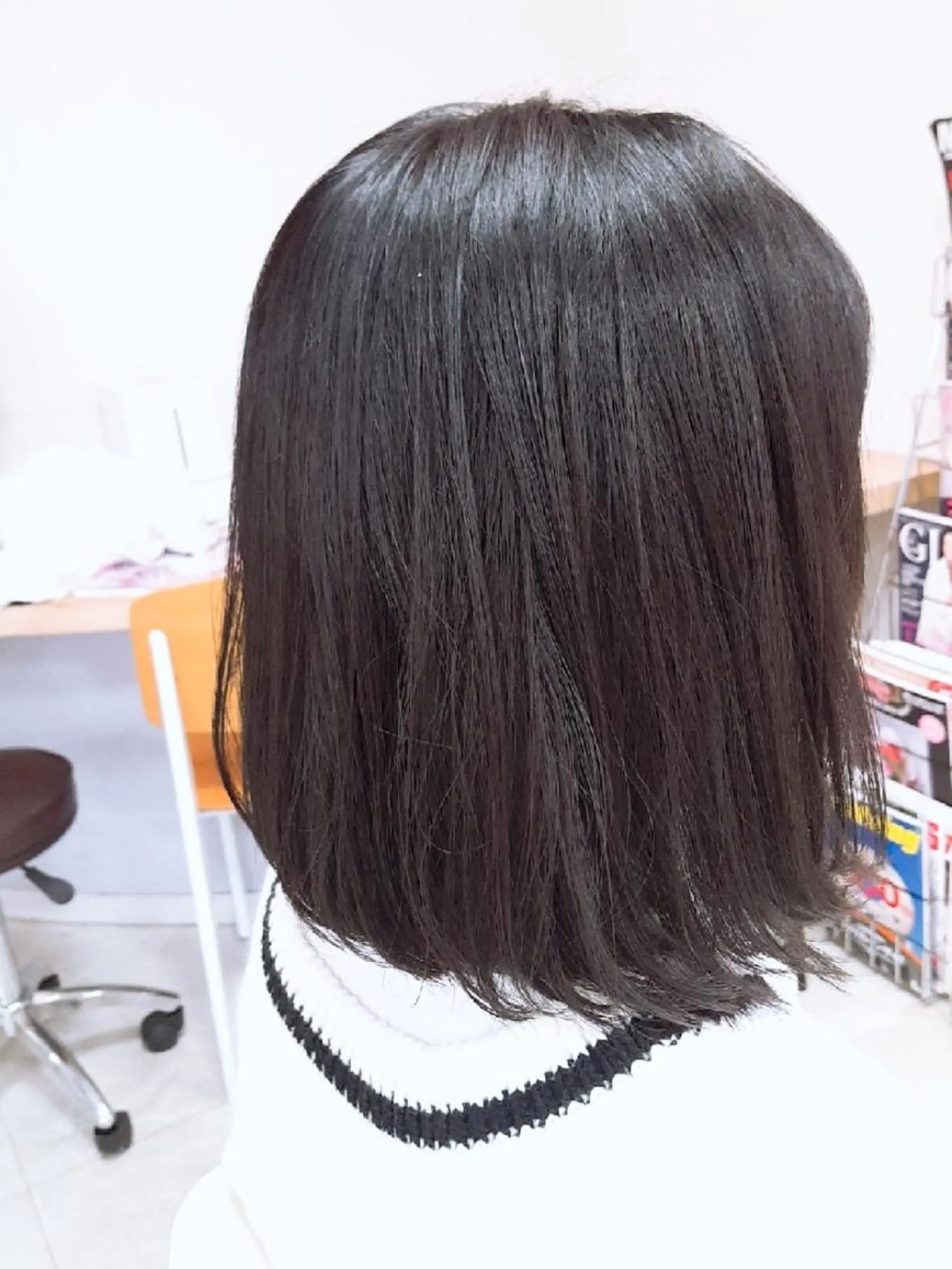 ミディアム ボブ カット トリートメント 菊地 美憂のヘアスタイル