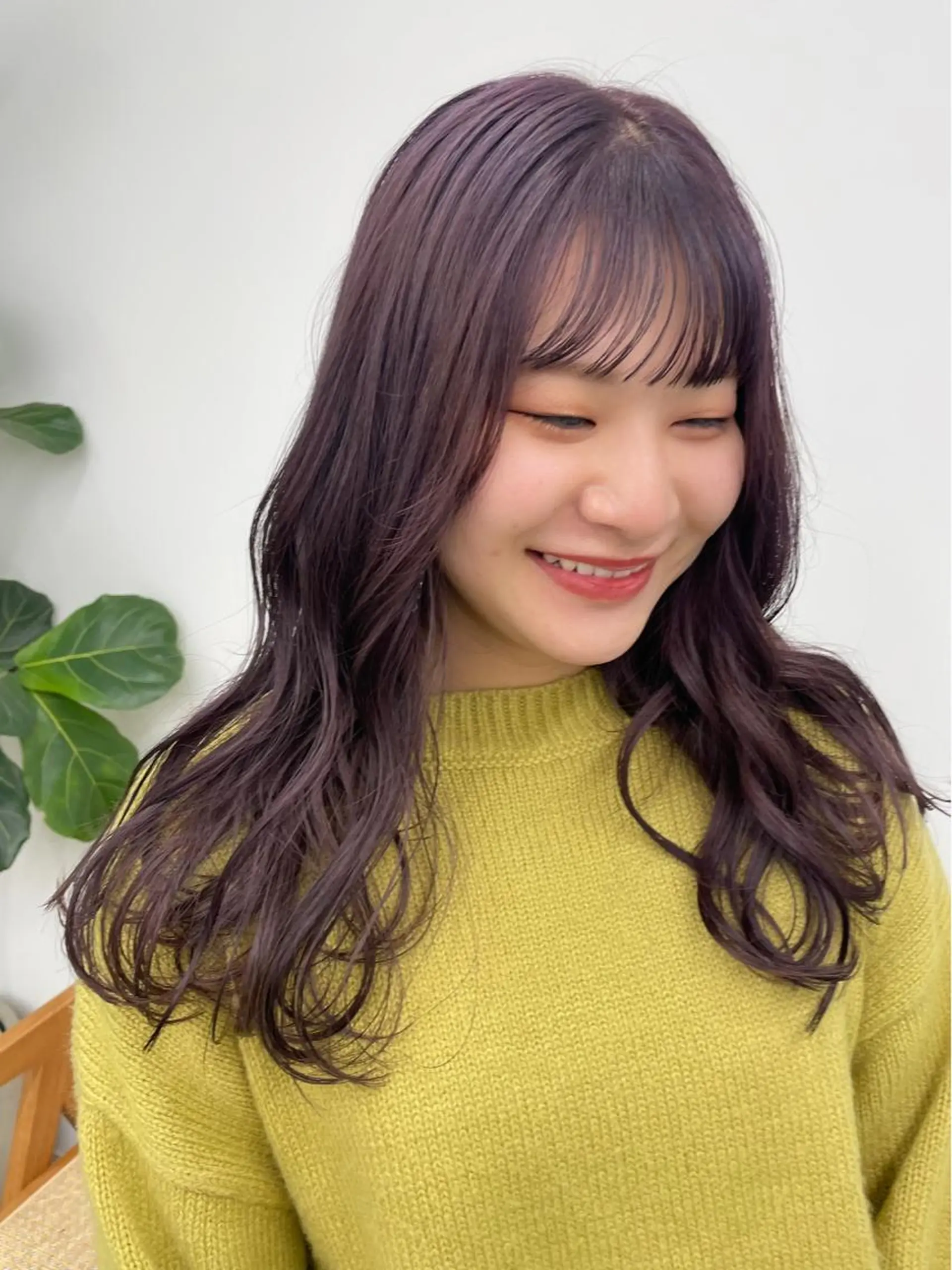 ロング カラー ブリーチ ラベンダーカラー ラベンダーピンク ピンクカラー sica所属・スタイル撮影 モデル募集momoのヘアスタイル