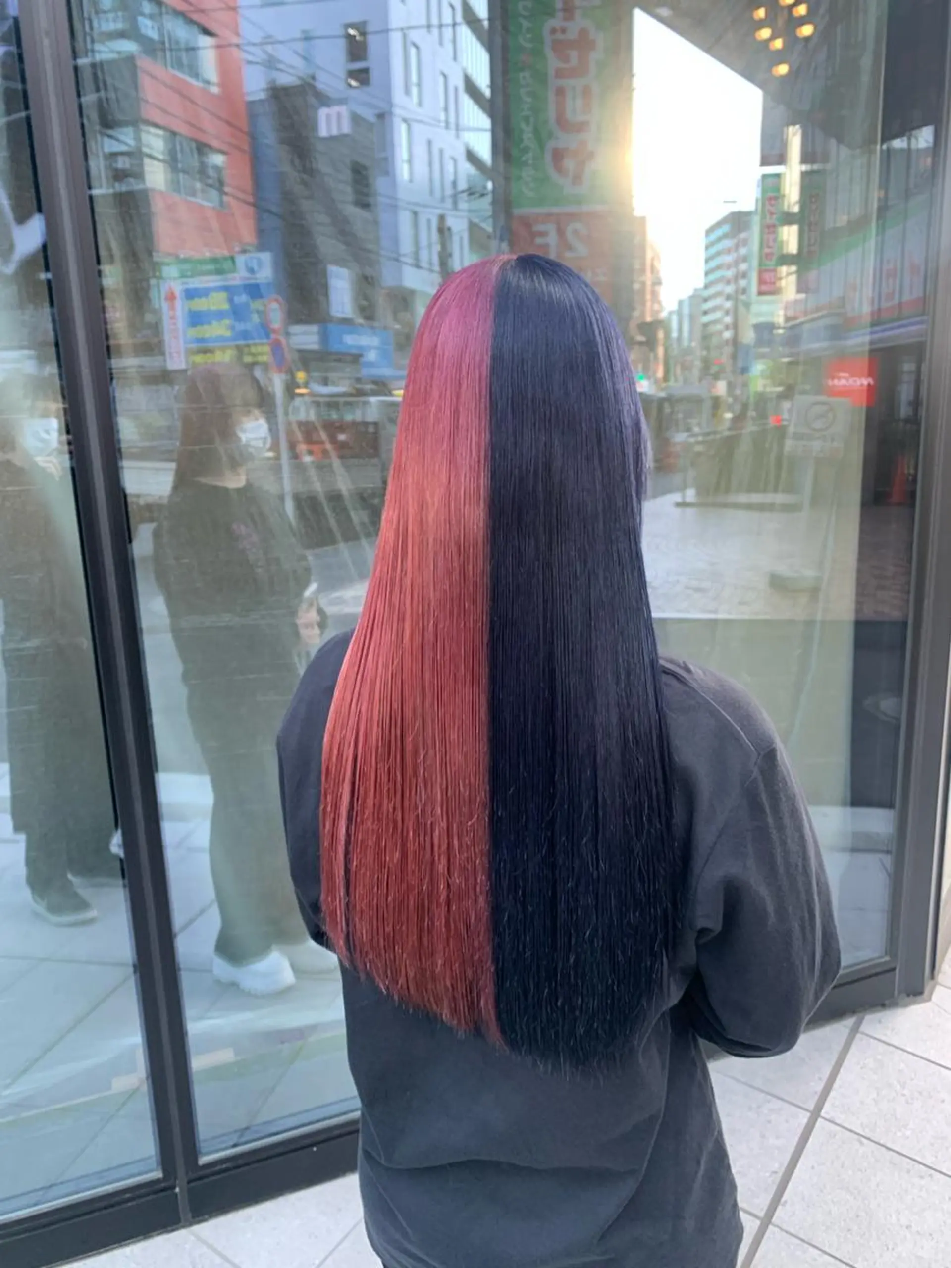 ロング カラー カット トリートメント ハイトーン/メンズ/ ウルフ特化   小松のヘアスタイル