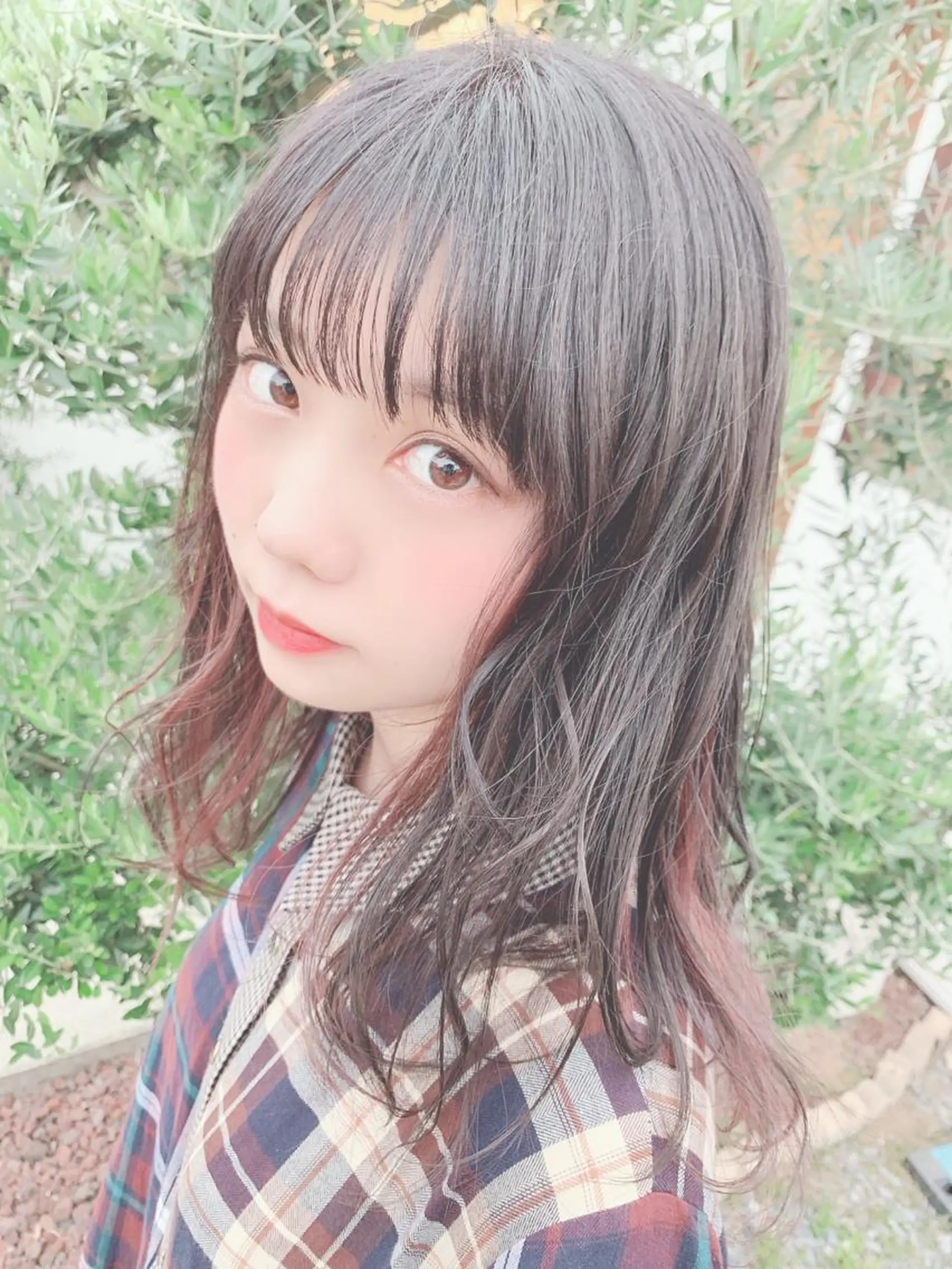 ミディアム 國井 瑞貴のヘアスタイル