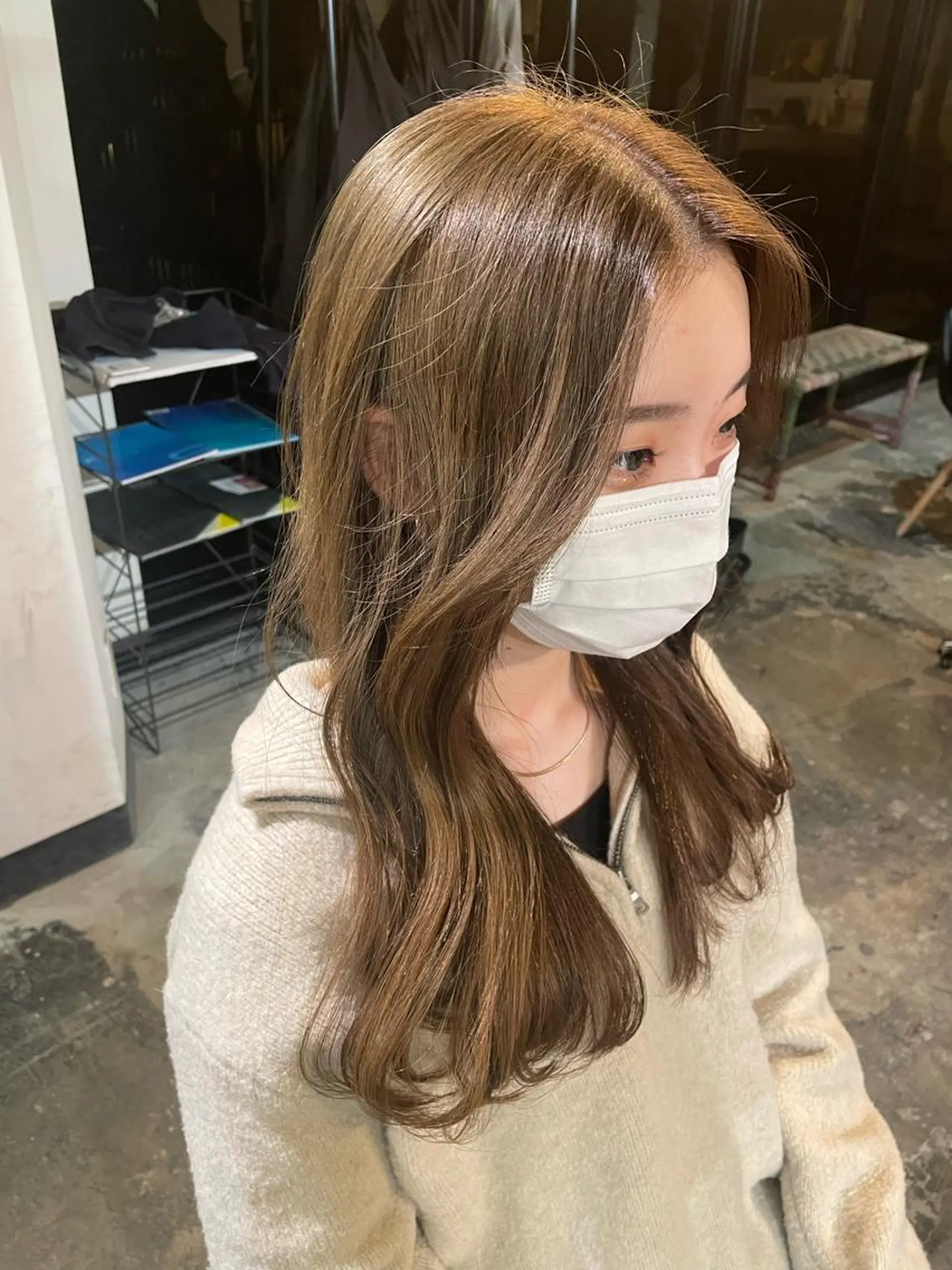 カラー La fith hair ray 札幌店所属・顔まわり/W カラー/リョウのヘアスタイル