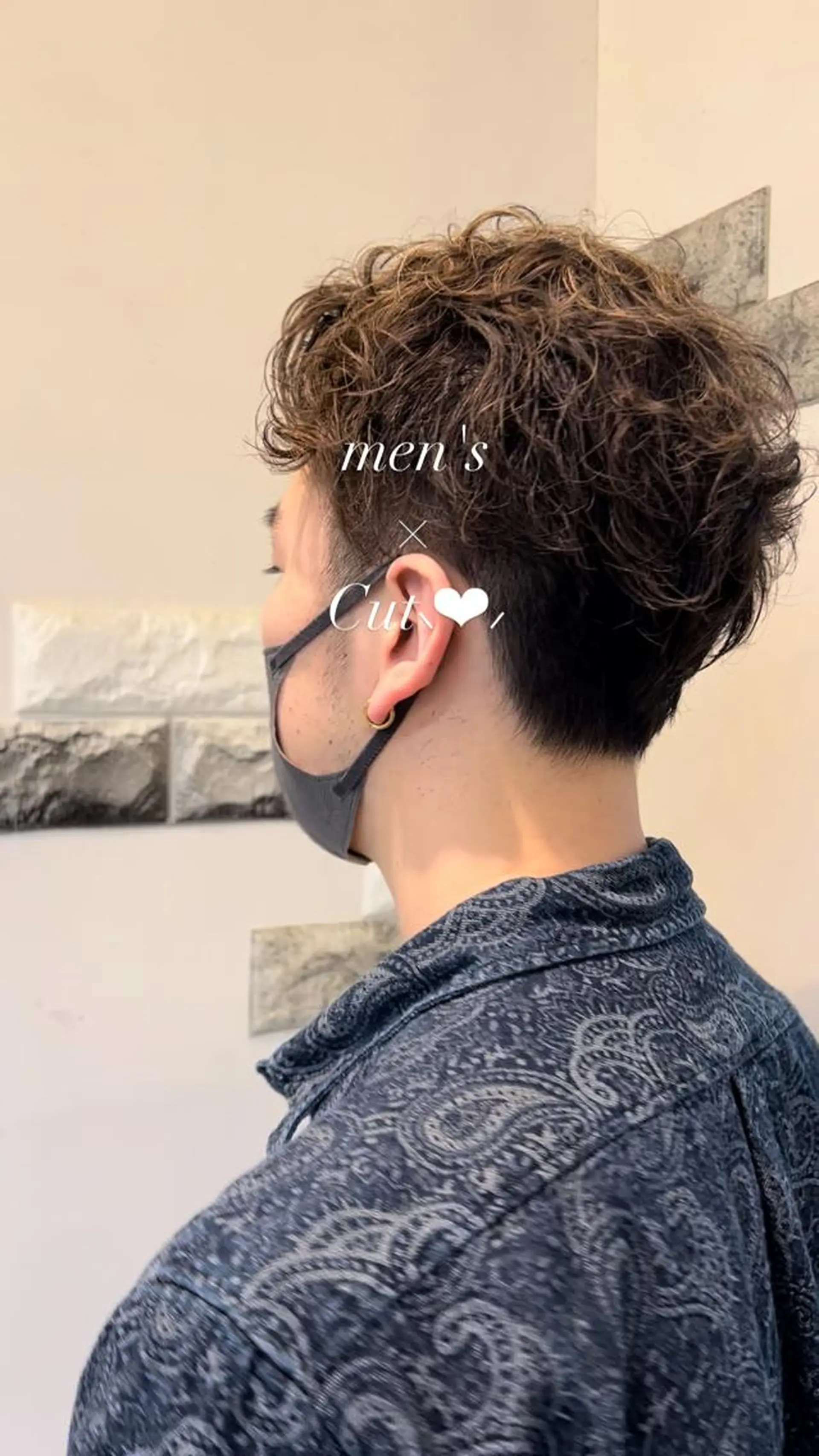 メンズ 大人女性ぼかし メンズ強化🦙平作のヘアスタイル