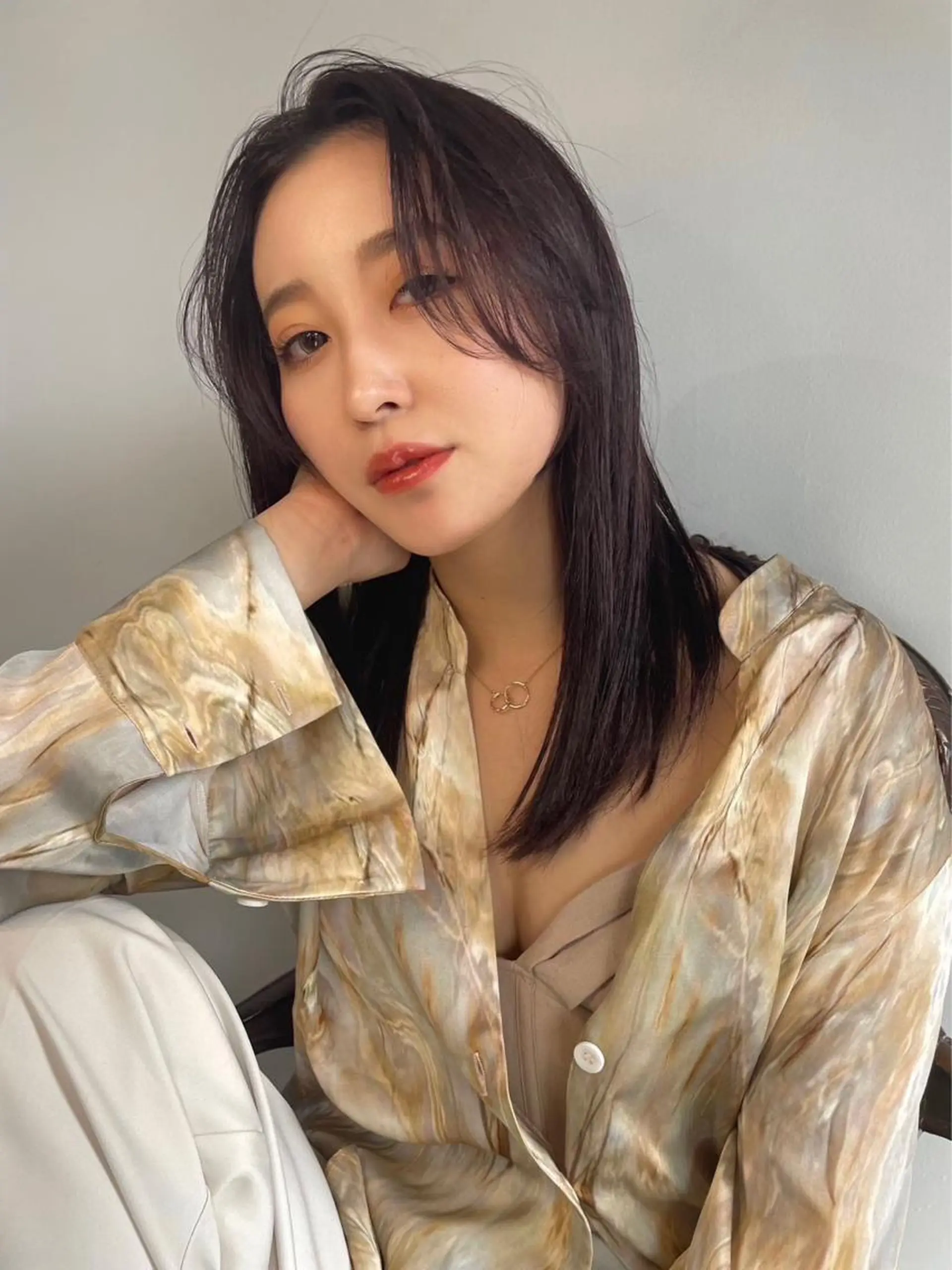 ロング カラー ヘアアレンジ キッズ マツエク・マツパ アイブロウ 透明感カラー/推しカ ラー☁️JURAのヘアスタイル