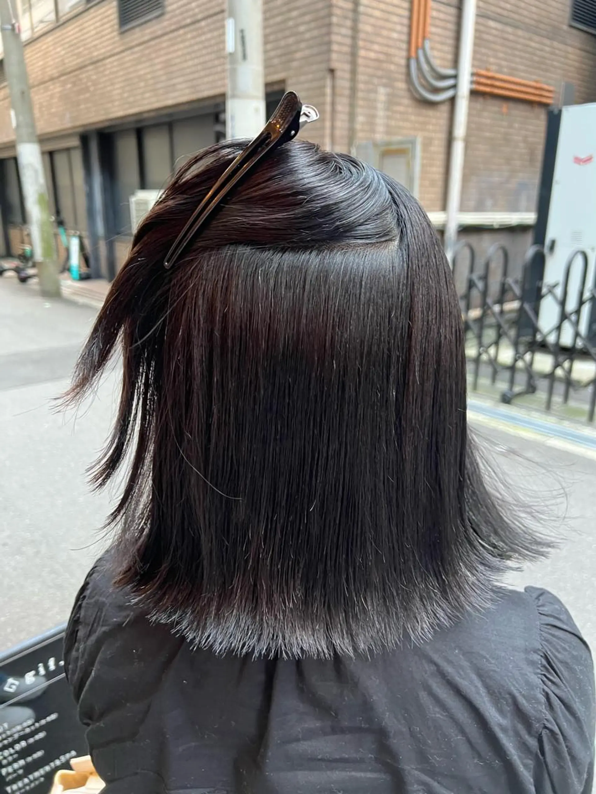 セミロング カット 縮毛矯正 トリートメント 髪質改善ストレート Kantaのヘアスタイル