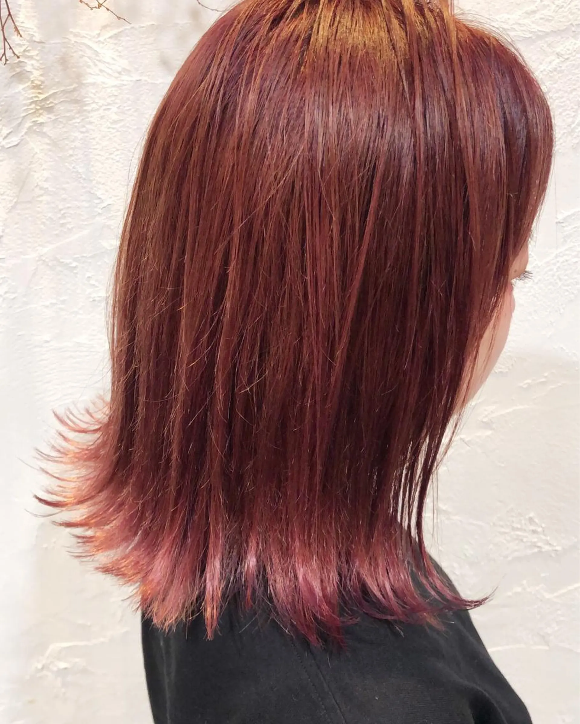 ミディアム カラー 圧倒的透明感カラー nana🦕のヘアスタイル