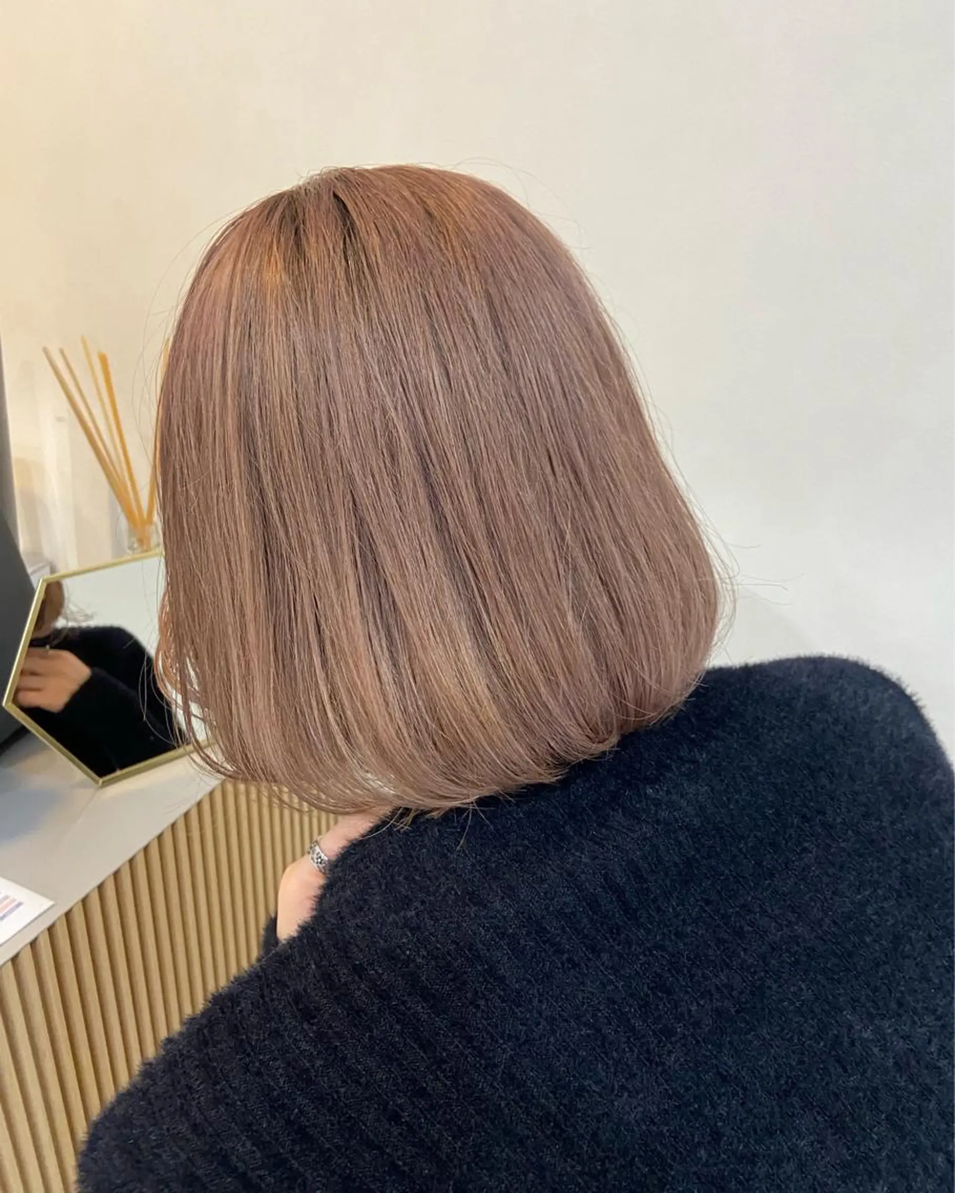 ショート ヘアカラー ボブ/透明感カラー 🧸YUI❤️のヘアスタイル