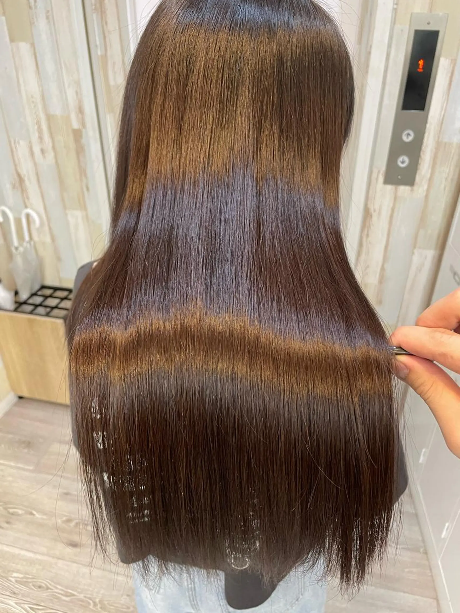 ロング カラー 髪質改善 トリートメント HIKARU副店長/ ✨️髪質改善のヘアスタイル