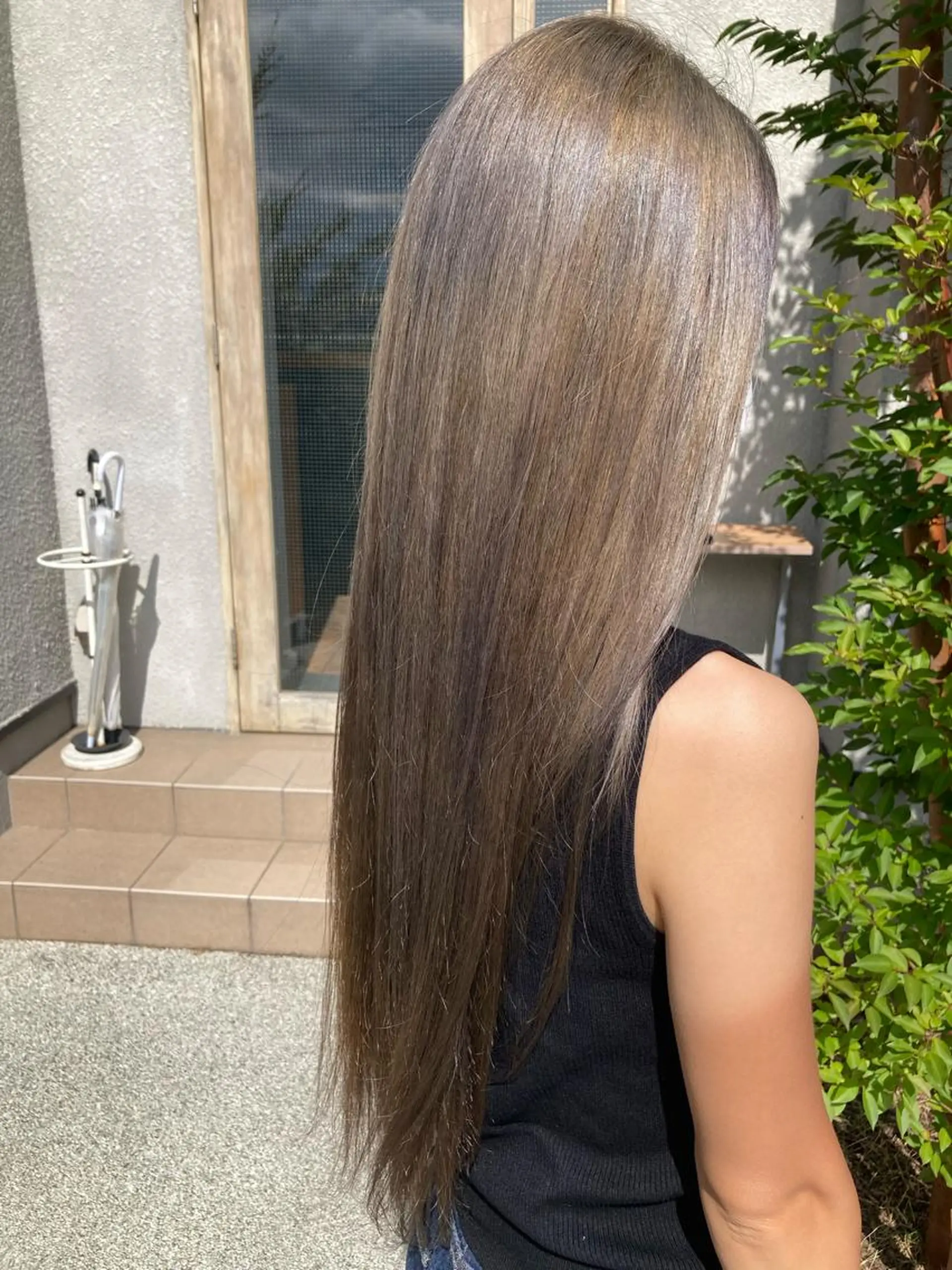 ロング 菅 未祐のヘアスタイル