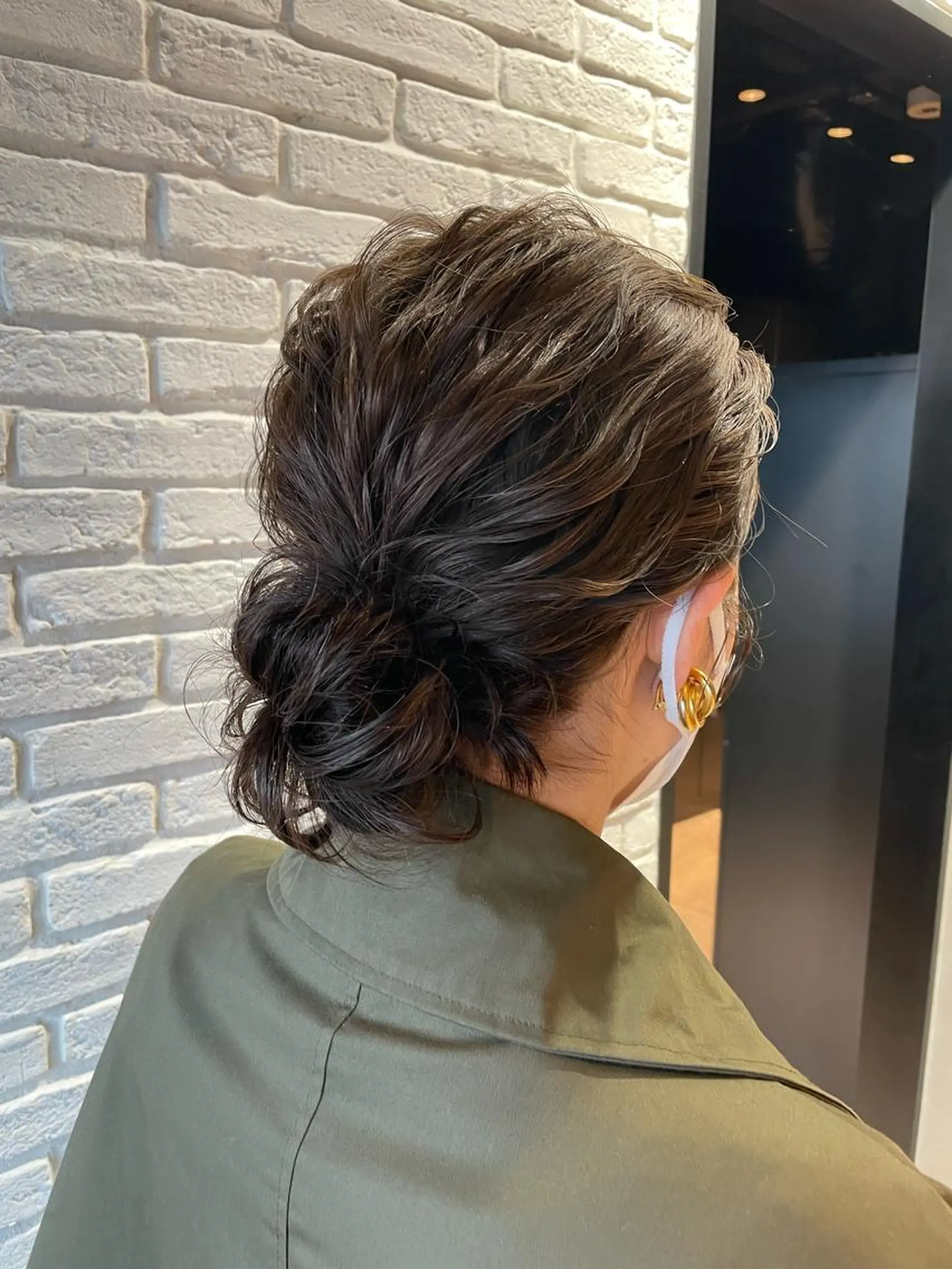ミディアム カラー ヘアアレンジ カット ヘッドスパ ヘアセット 【柔らか透明感✨/ 似合せ前髪】大石葉月のヘアスタイル
