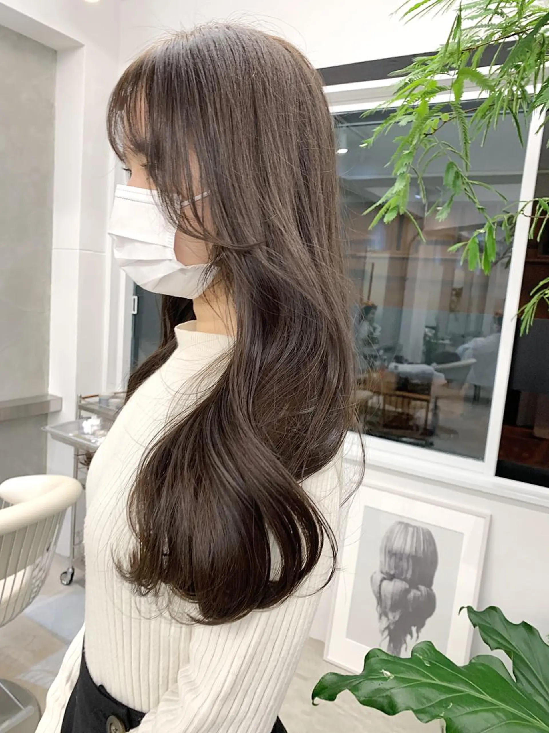 ロング カラー ヘアカラー トリートメント 樫原裕二 /柔らかいカラーのヘアスタイル