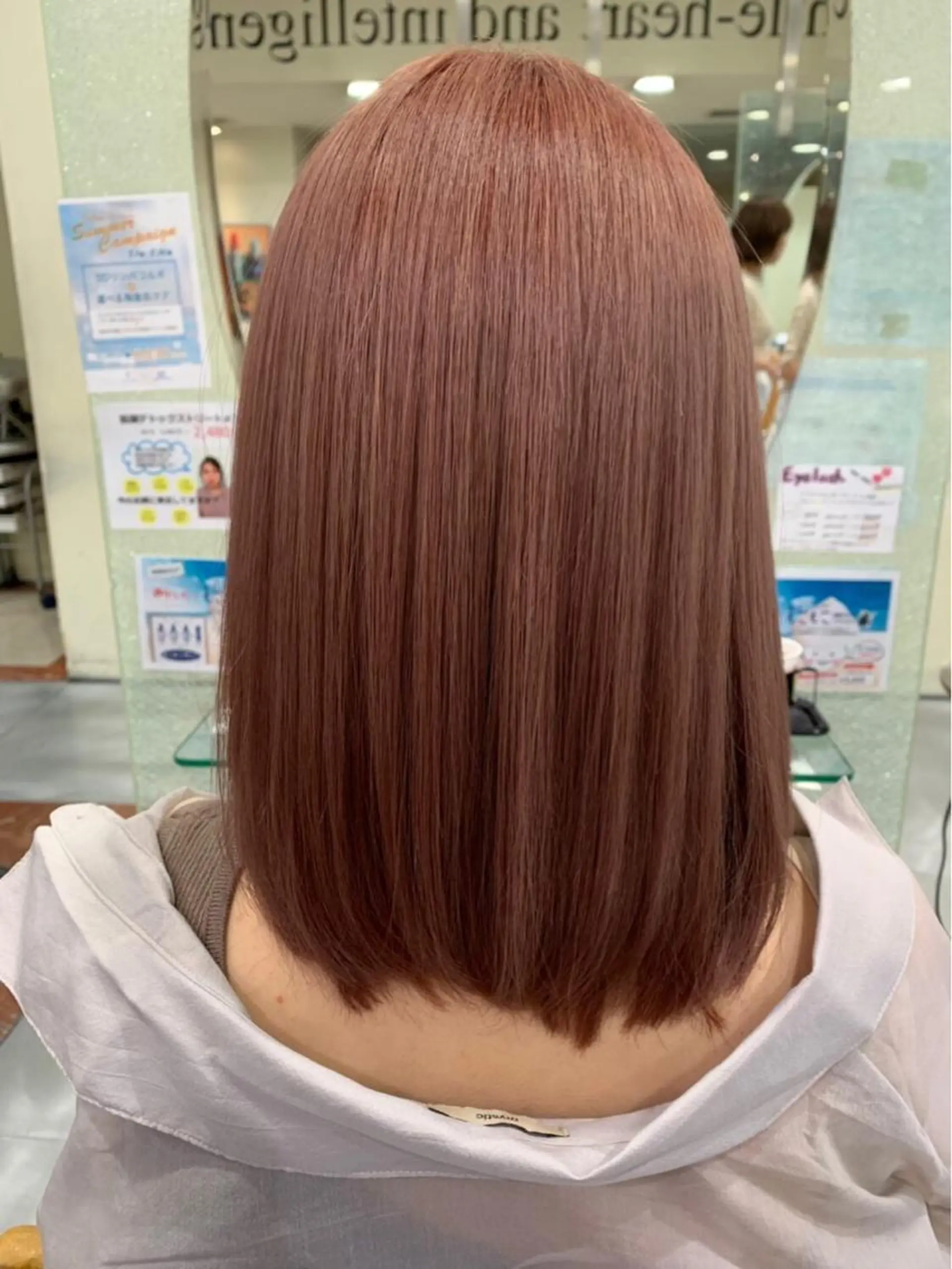 セミロング 三田 豪のヘアスタイル