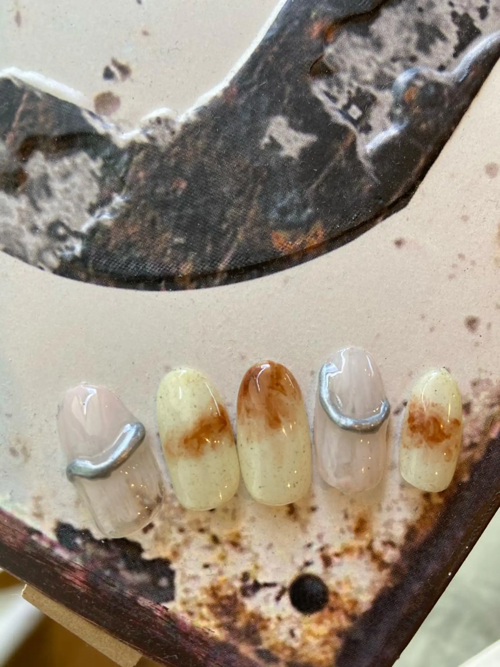 ネイル アートネイル ミラーネイル ニュアンスネイル . unffのネイルデザイン