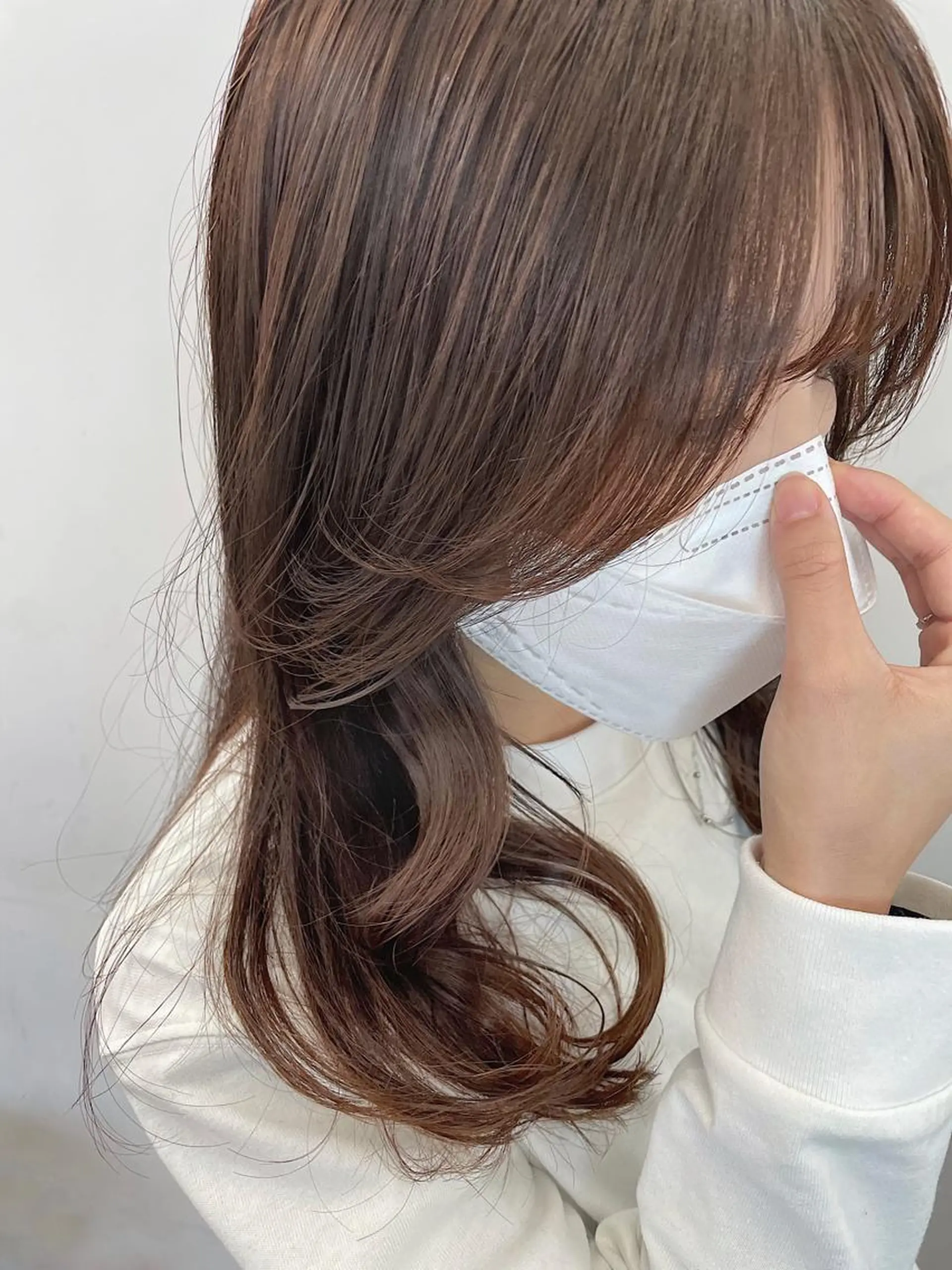 セミロング カラー カット トリートメント 関 京磨のヘアスタイル