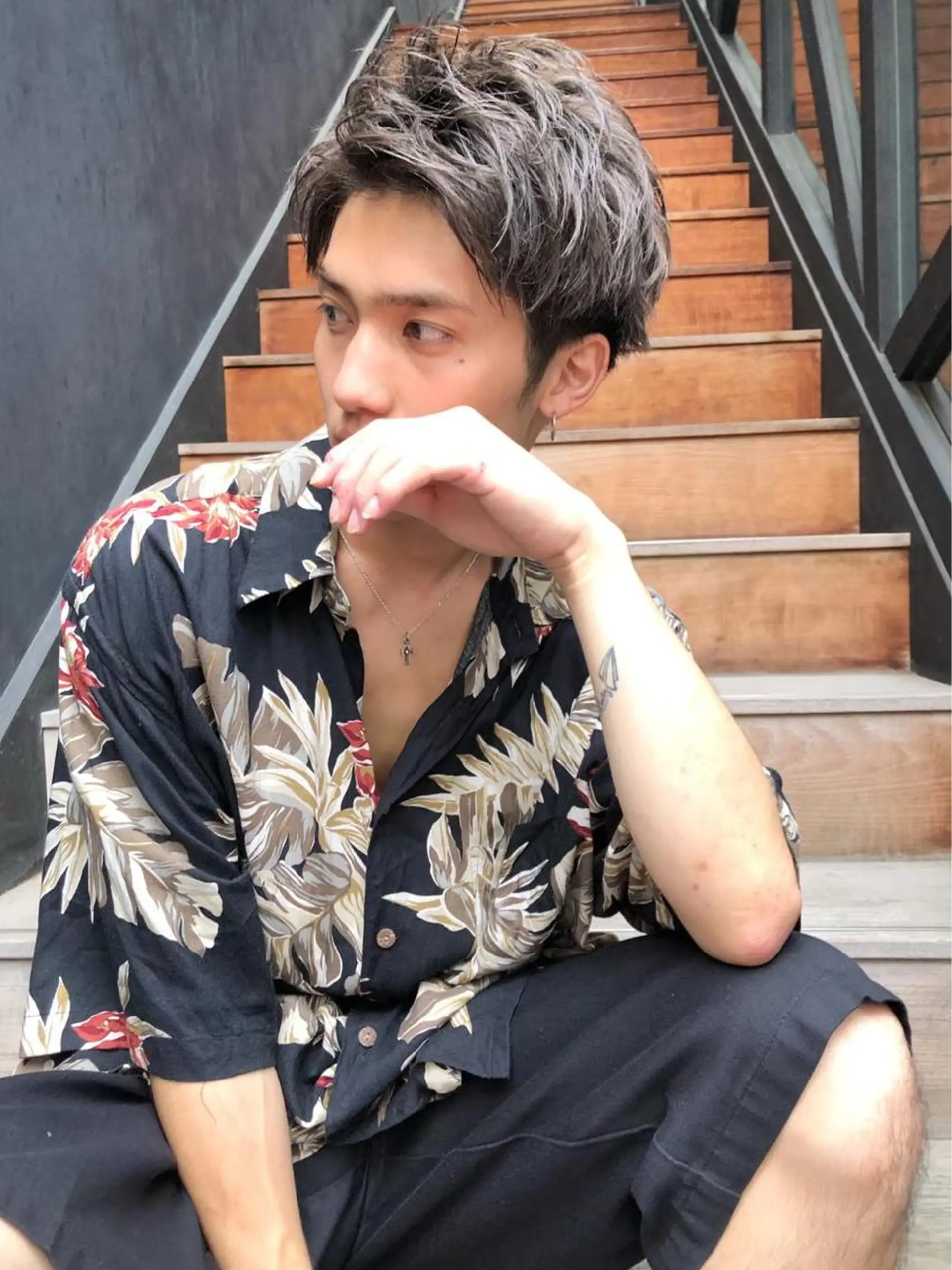 メンズ カット ヘアカラー トリートメント 🔥札幌No.1🥇 パーマ特化美容師🔥のヘアスタイル