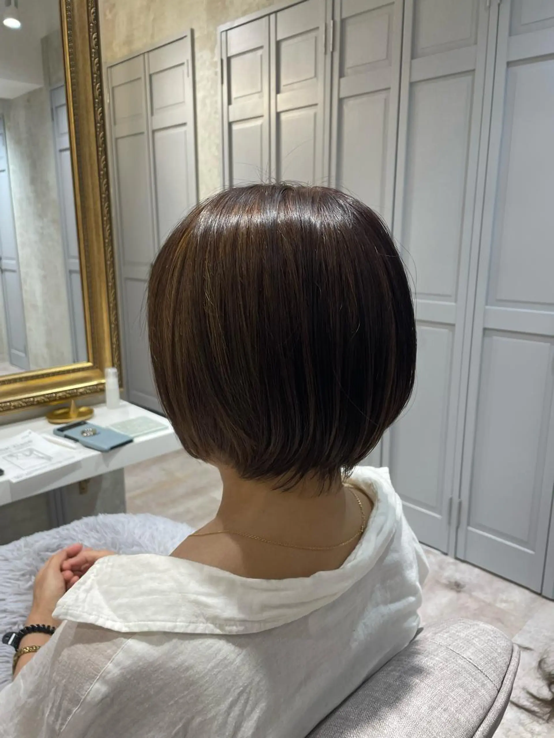 ショート カット 小野 明日香のヘアスタイル