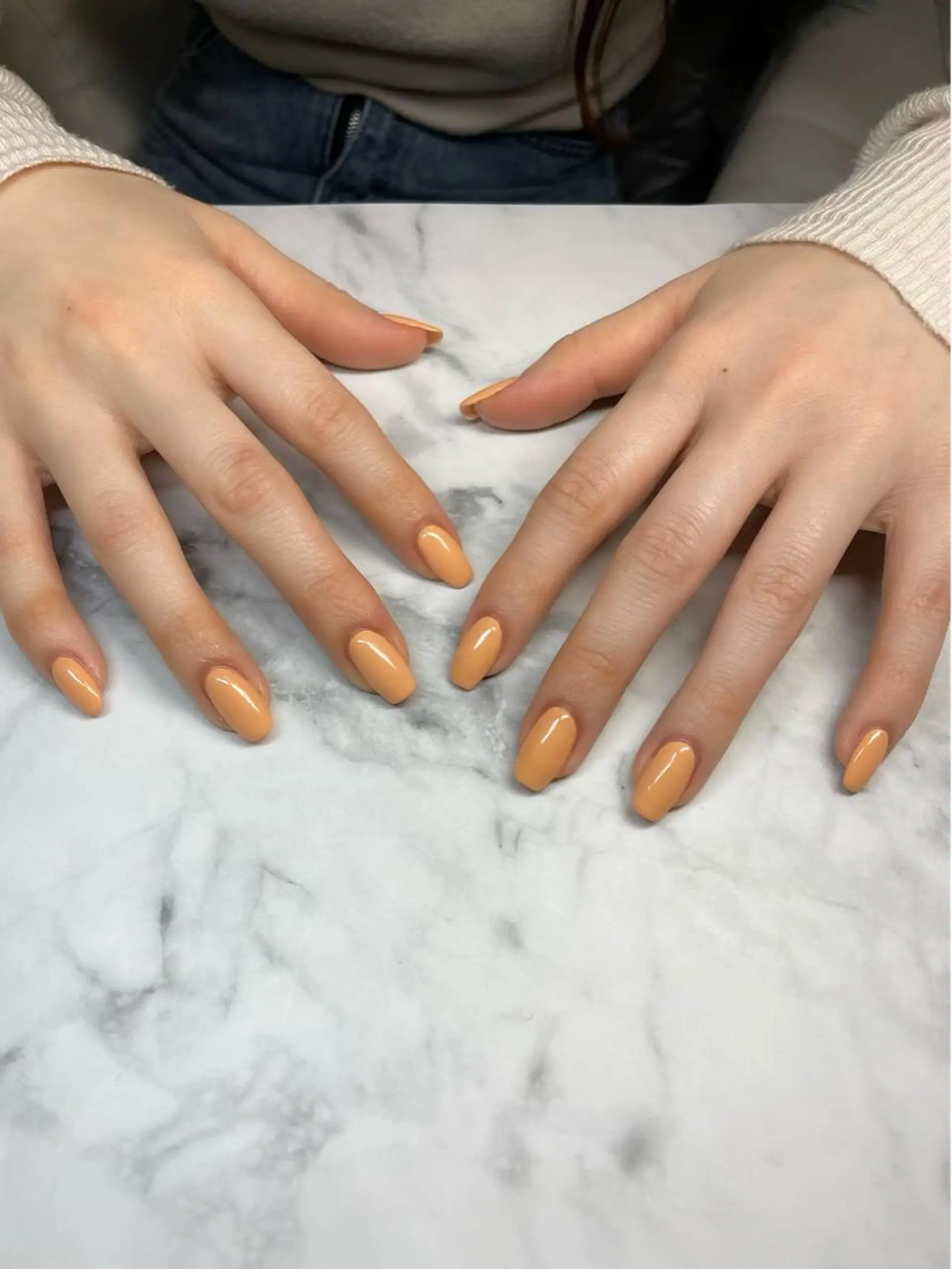 ネイル ワンカラーネイル 春ネイル ハンドネイル フットネイル Beauty Salon GIGI所属・GIGI AYA🦋のネイルデザイン