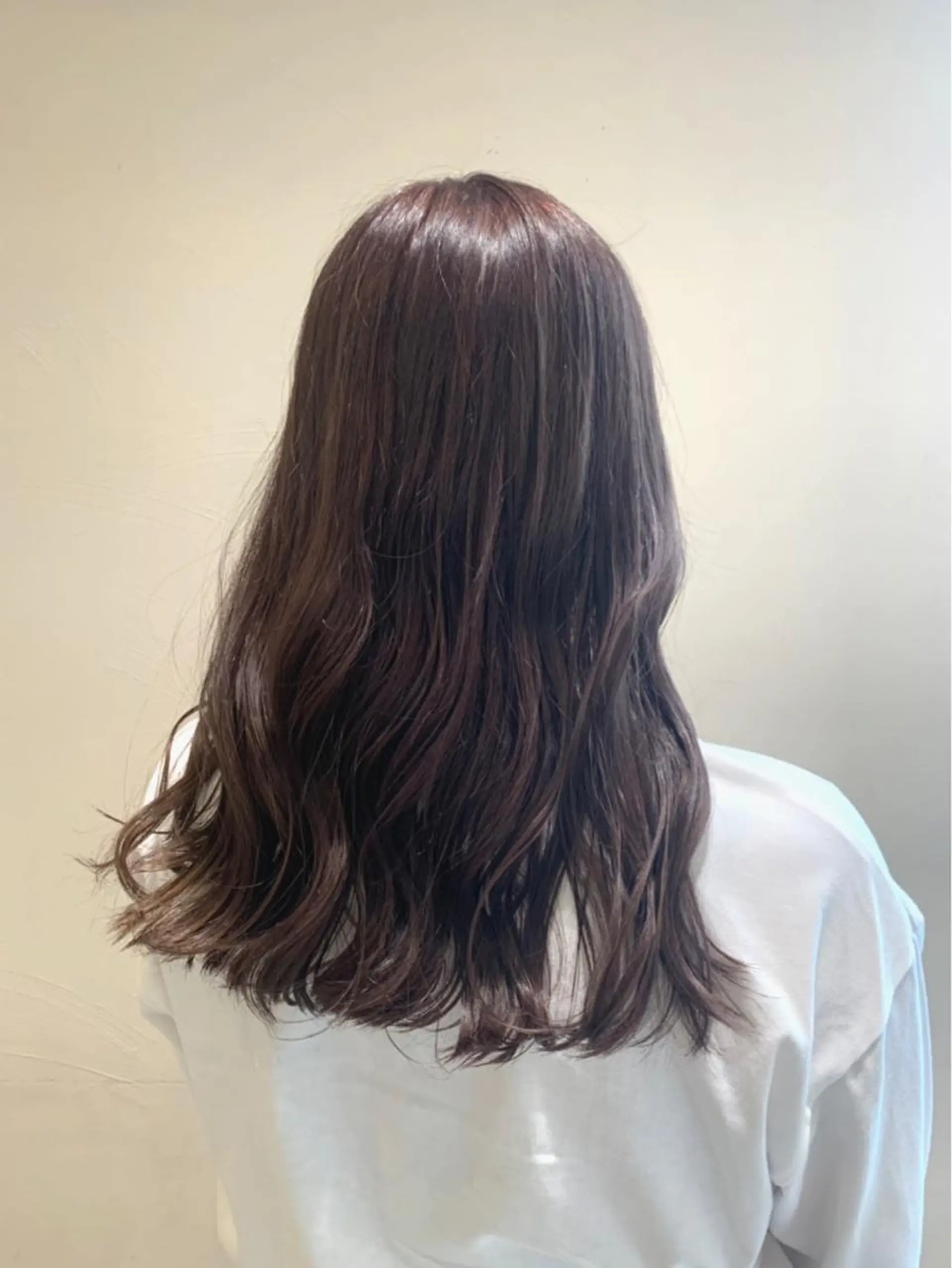 ロング カラー ブラウンカラー 透明感カラー ココアブラウン ココアグレージュ グレージュ WILL DRESS JR高槻店所属・内山 由貴奈のヘアスタイル