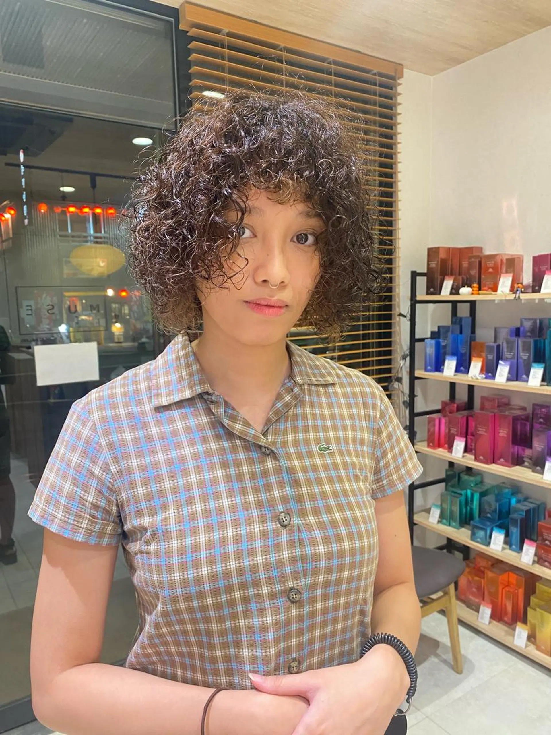 ショート パーマ ヘアアレンジ パーマ パーマ指名No1 /namiのヘアスタイル