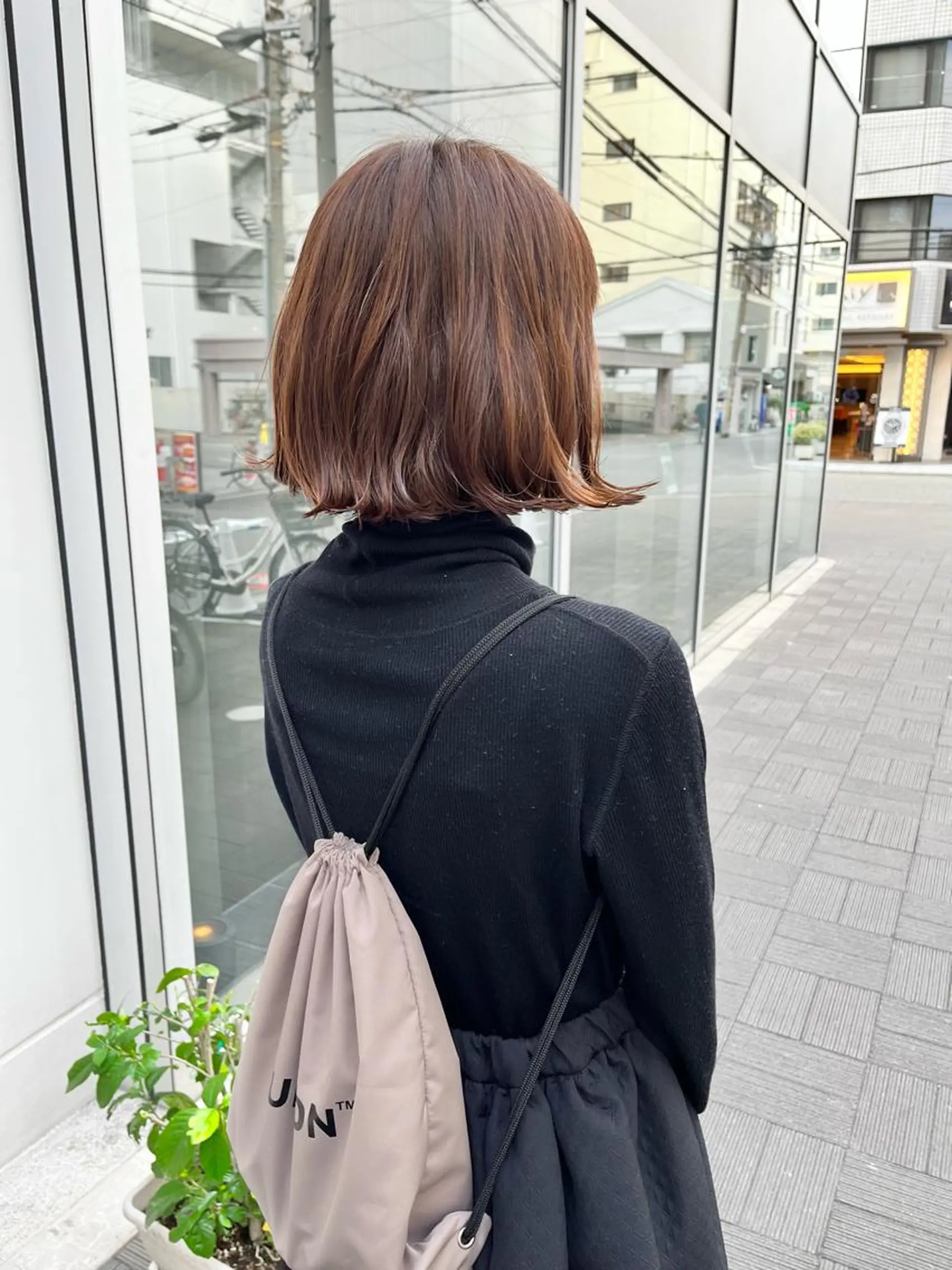 ショート パーマ ボブ 外ハネヘア デジタルパーマ カット パーマ ショート/パーマ/ カラー/FUKOのヘアスタイル