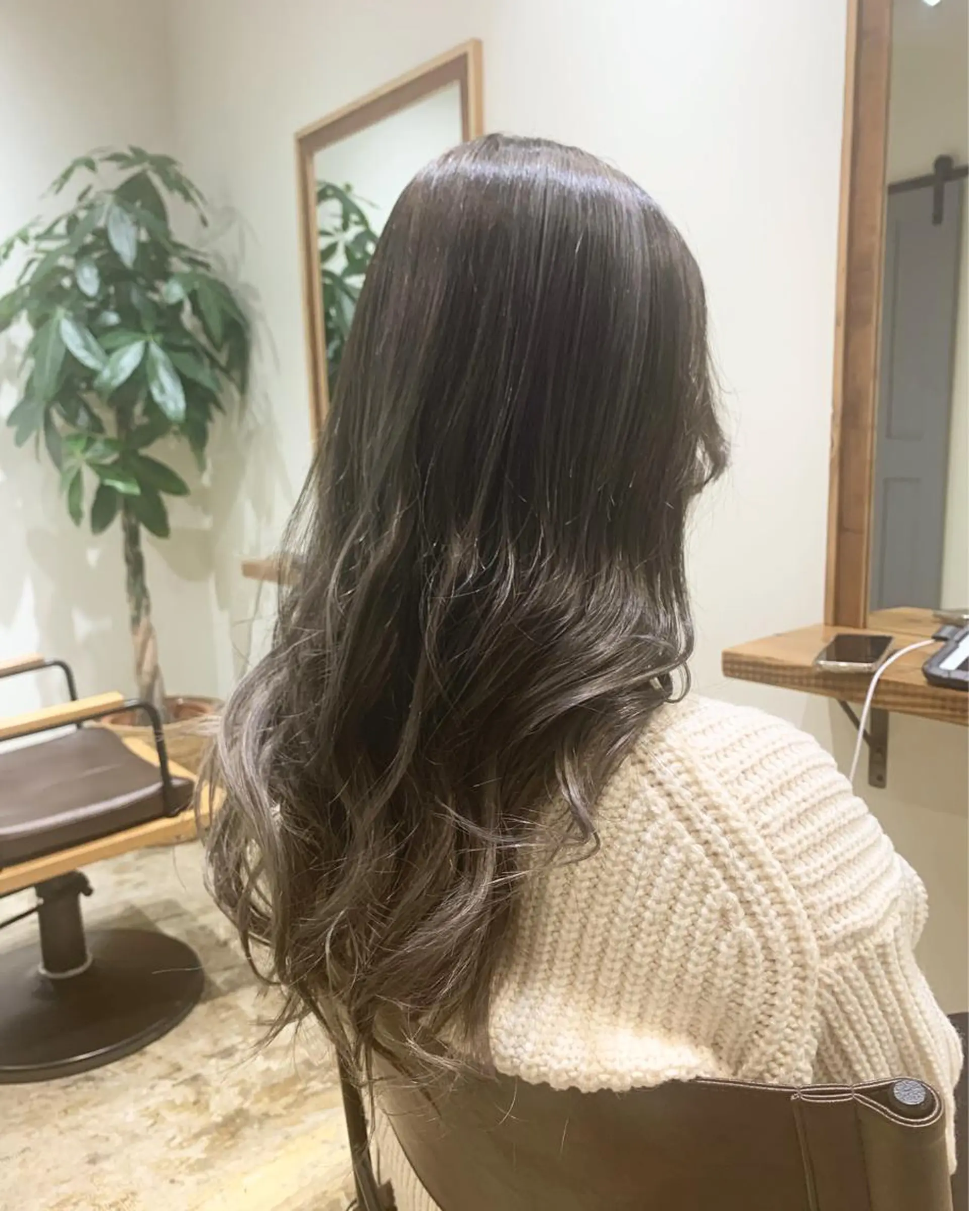 ロング カラー カット ヘアカラー トリートメント 園田 将士のヘアスタイル