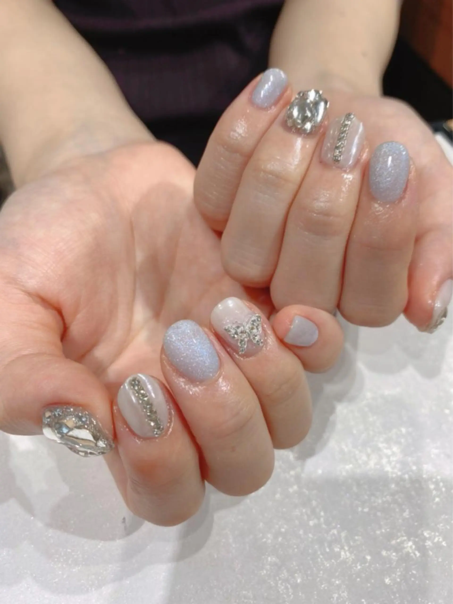 ショート ハンドネイル Nail  R💫 naoのネイルデザイン