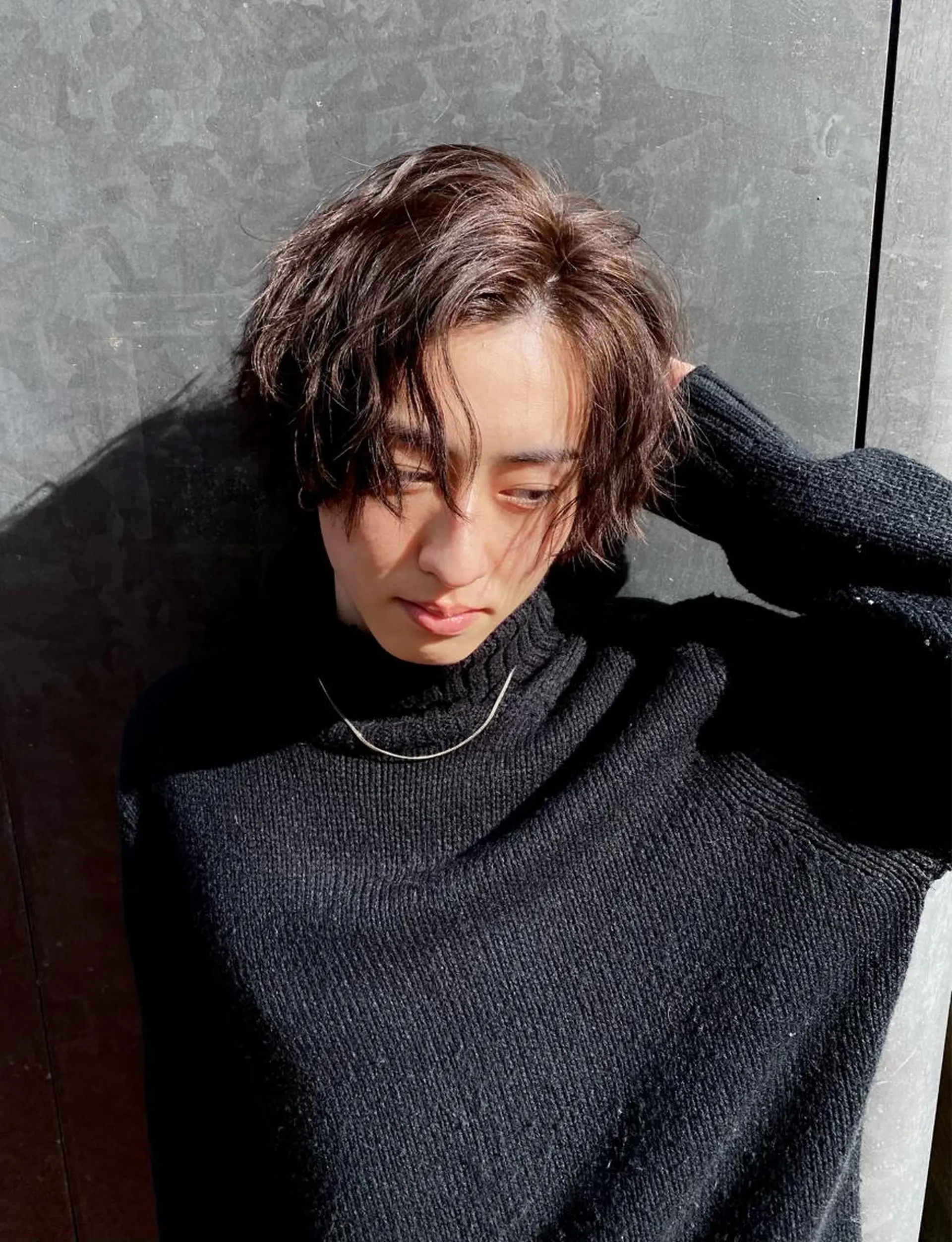 カラー パーマ メンズ カット パーマ トリートメント ヘアセット Loy所属・メンズヘアの達人 パーマ 縮毛矯正🔷のヘアスタイル