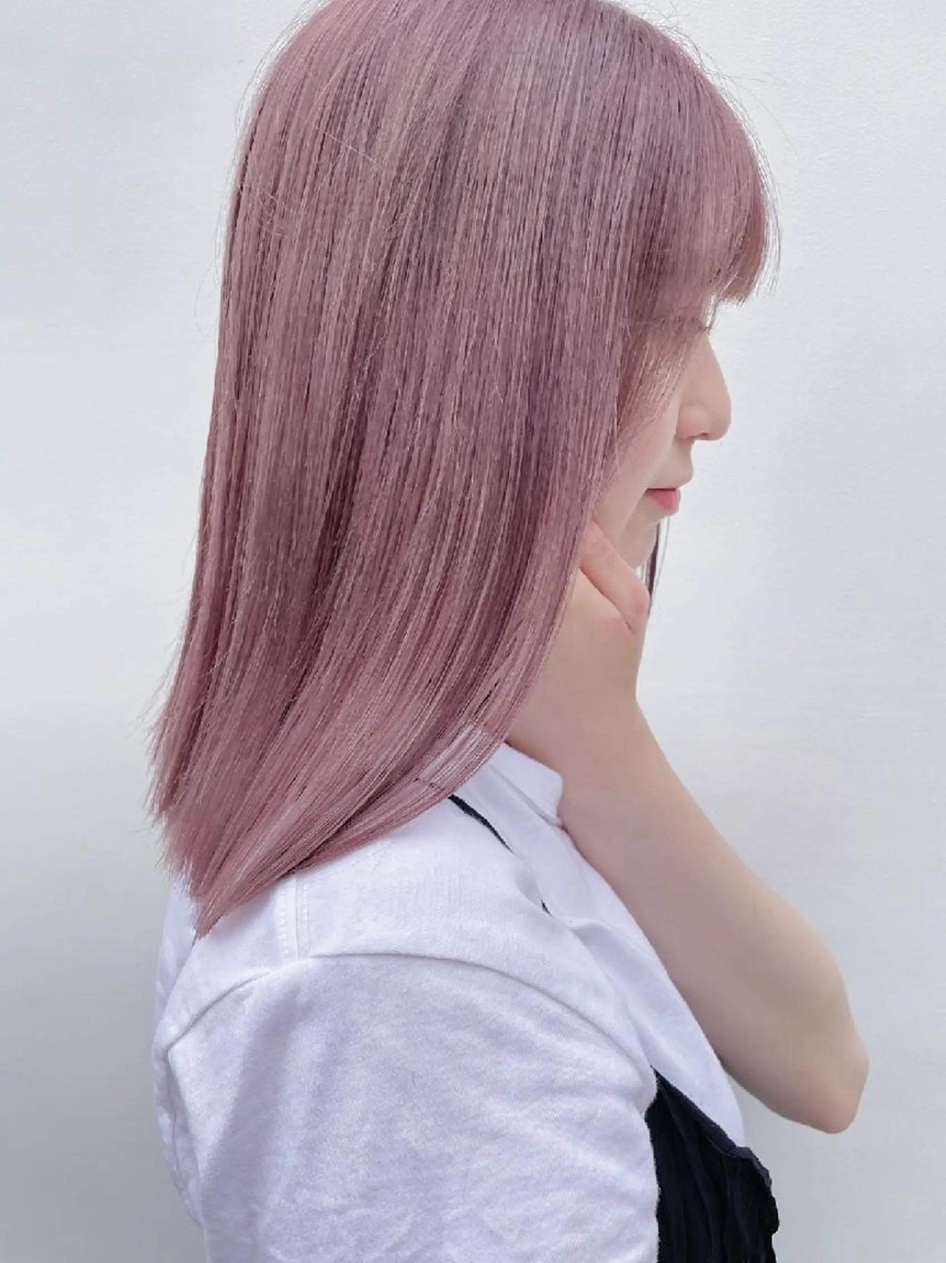 ミディアム ヘアアレンジ カラー ヘアカラー トリートメント GiseL 博多 ジゼル　博多のヘアスタイル