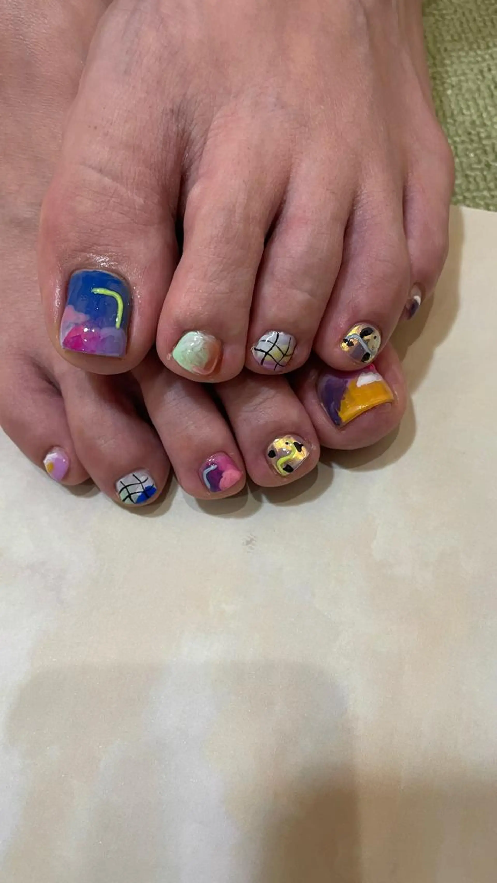 ネイル 栗田 ゆう子のネイルデザイン