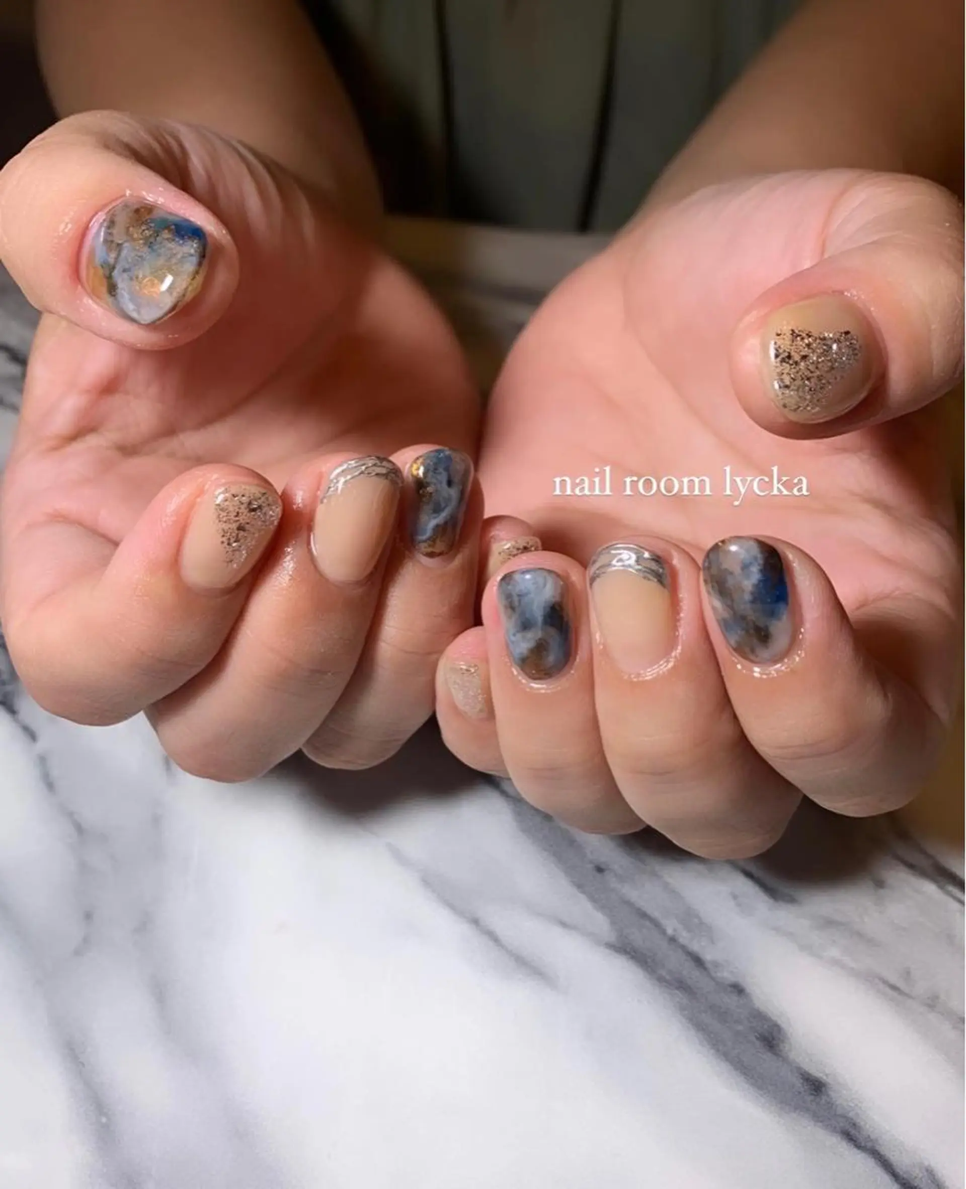 ネイル ﾈｲﾙﾙｰﾑﾘｯｶ 𝐦𝐚𝐲𝐮のネイルデザイン