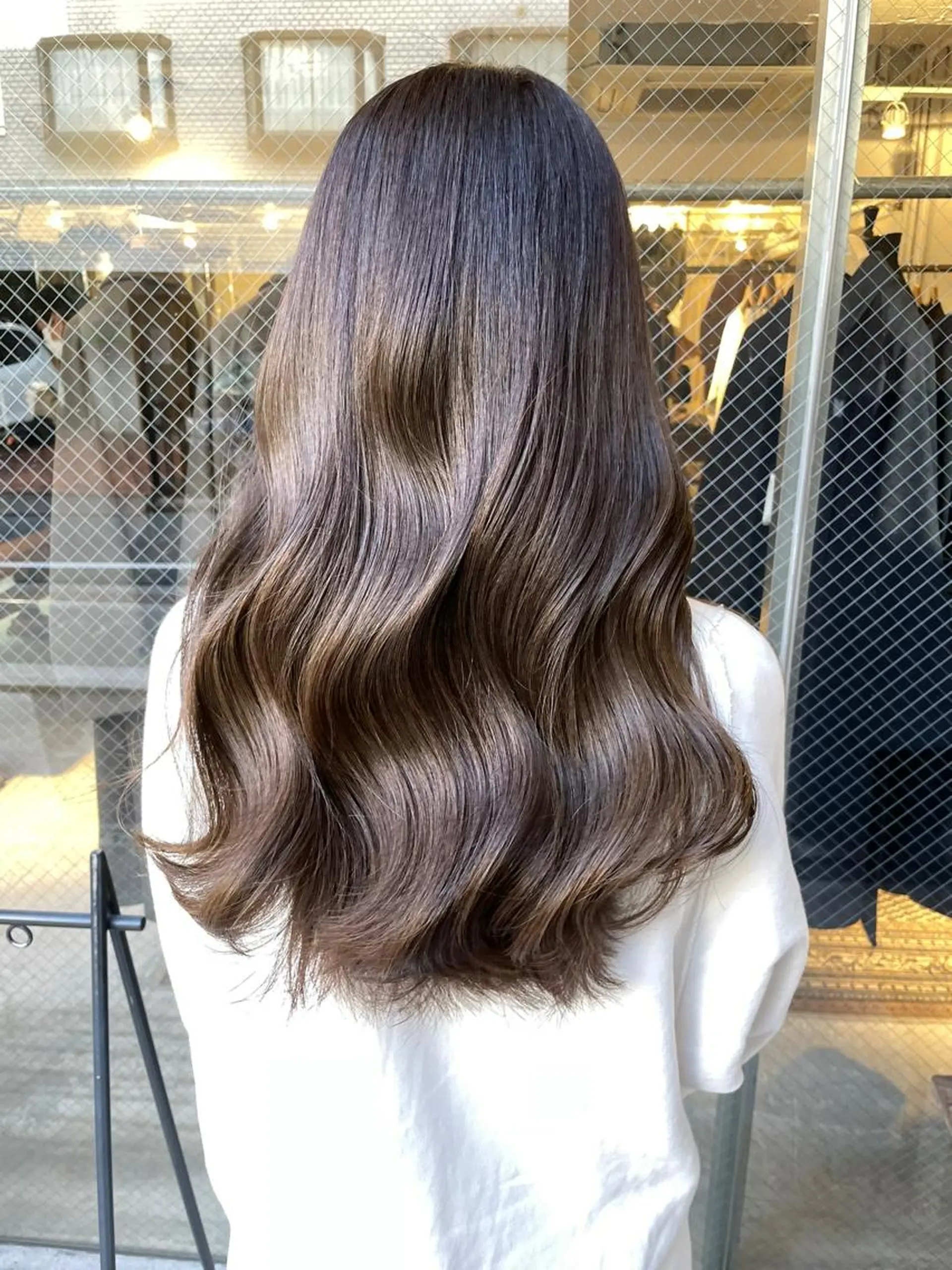 ロング カラー 寺山 佳貴のヘアスタイル