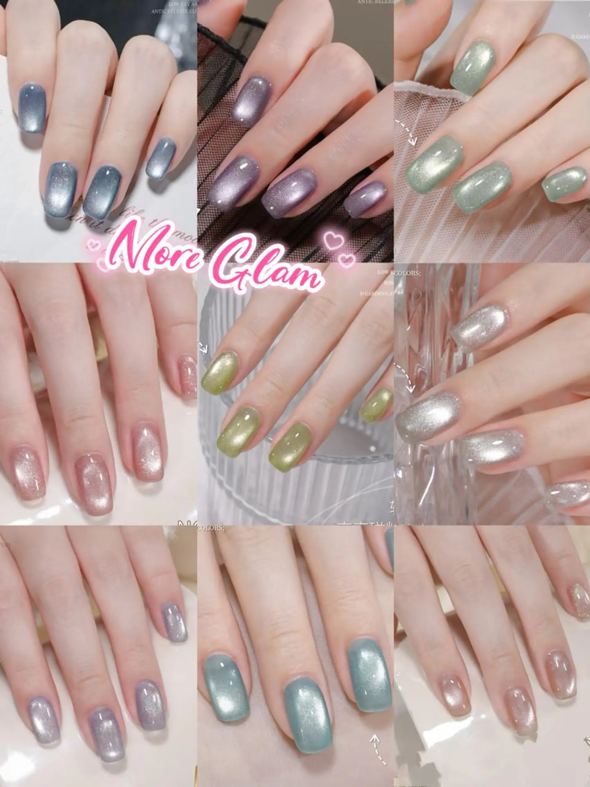 ネイル 韓国ネイル オフィスネイル ネイルチップ More Glam 池袋東口店のネイルデザイン