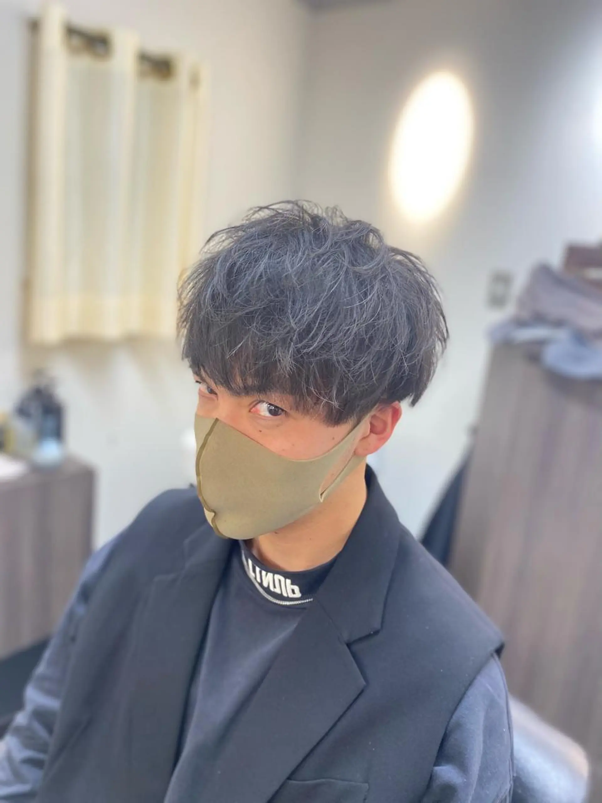 ミディアム メンズ ラヴィニュースタンダードバーバー浜松町店所属・CHIBA RUKIYAのヘアスタイル