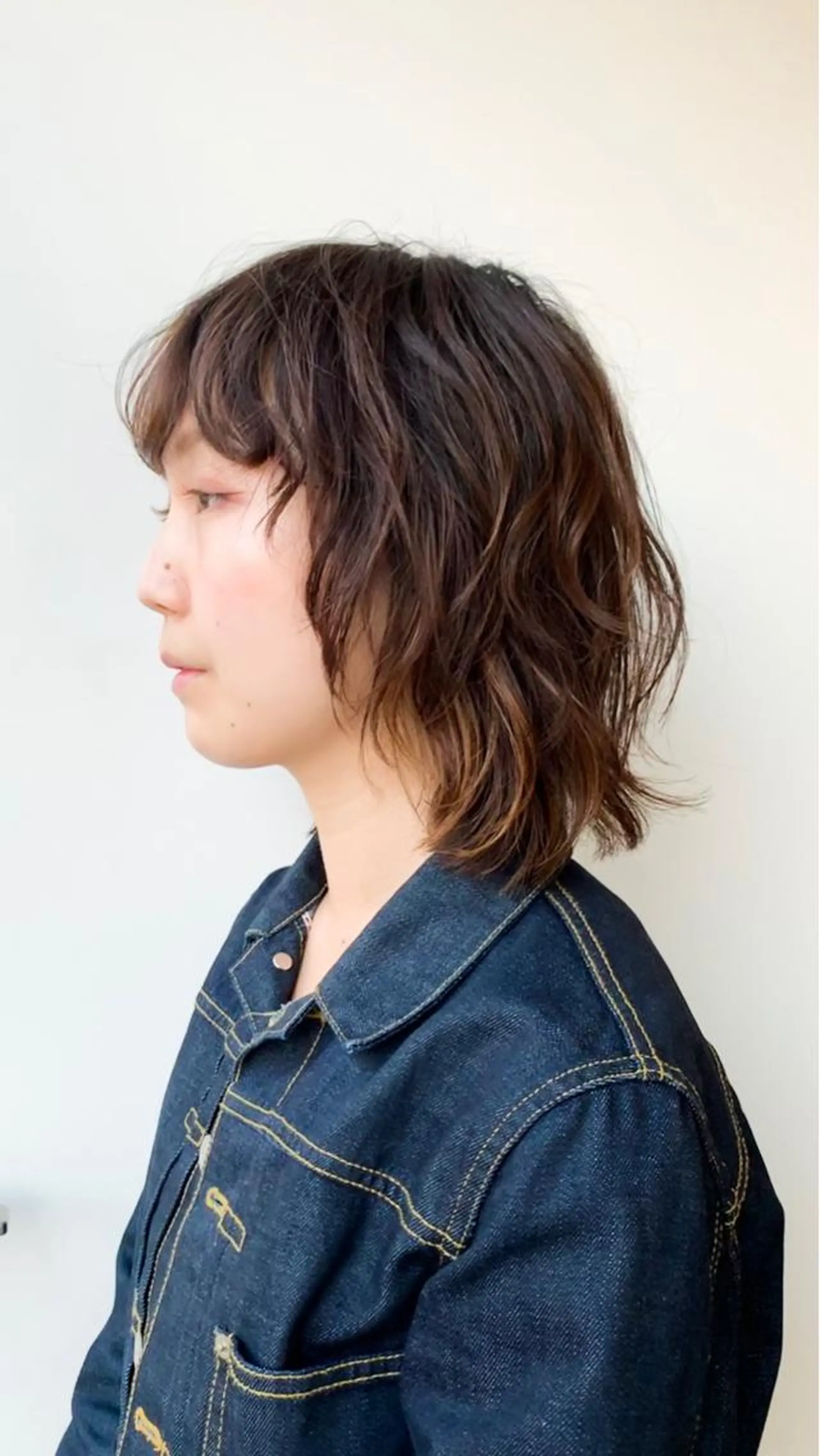 ショート パーマ ボブ ウルフカット 美髪/デザイン /　湯本　哲也のヘアスタイル