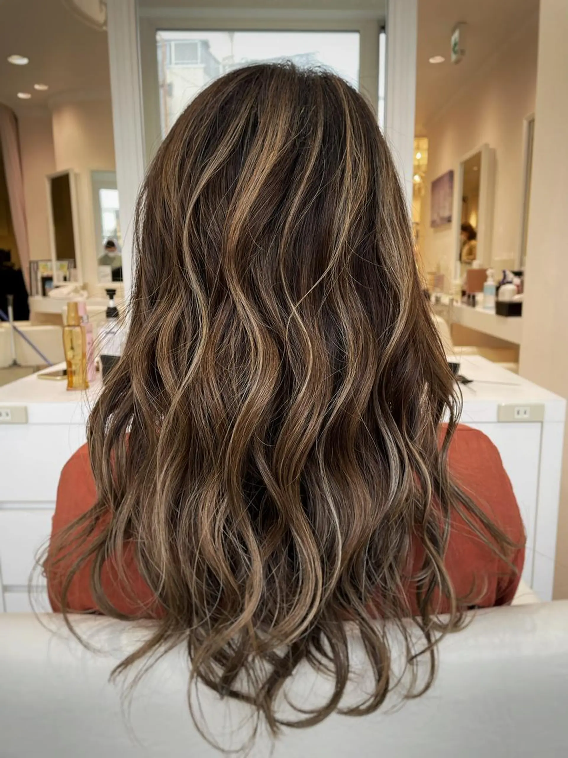 ロング カラー ヘアカラー トリートメント 似合わせ🌿‬髪質 改善🧸RYUGOのヘアスタイル