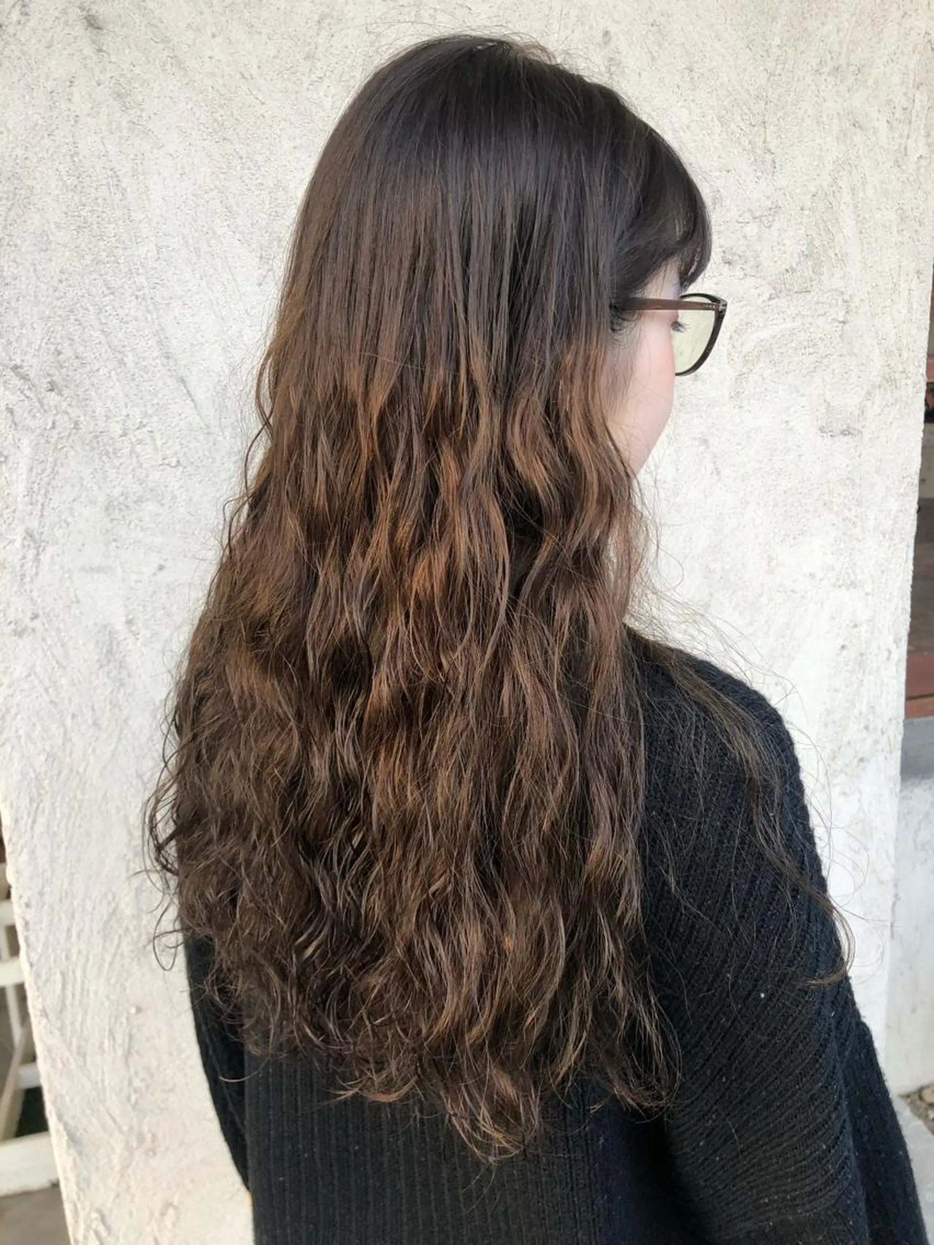 ロング パーマ ヘッドスパ merc. 福田茜のヘアスタイル