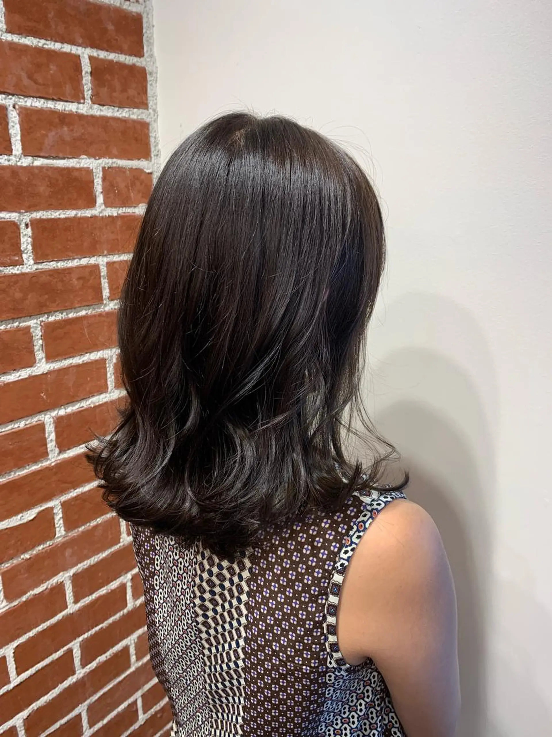 ミディアム カラー ブリーチ グレージュ ブリーチなしカラー カット ヘアカラー トリートメント 岡崎勇人/レイヤー/ 韓国/ケラチンTRのヘアスタイル