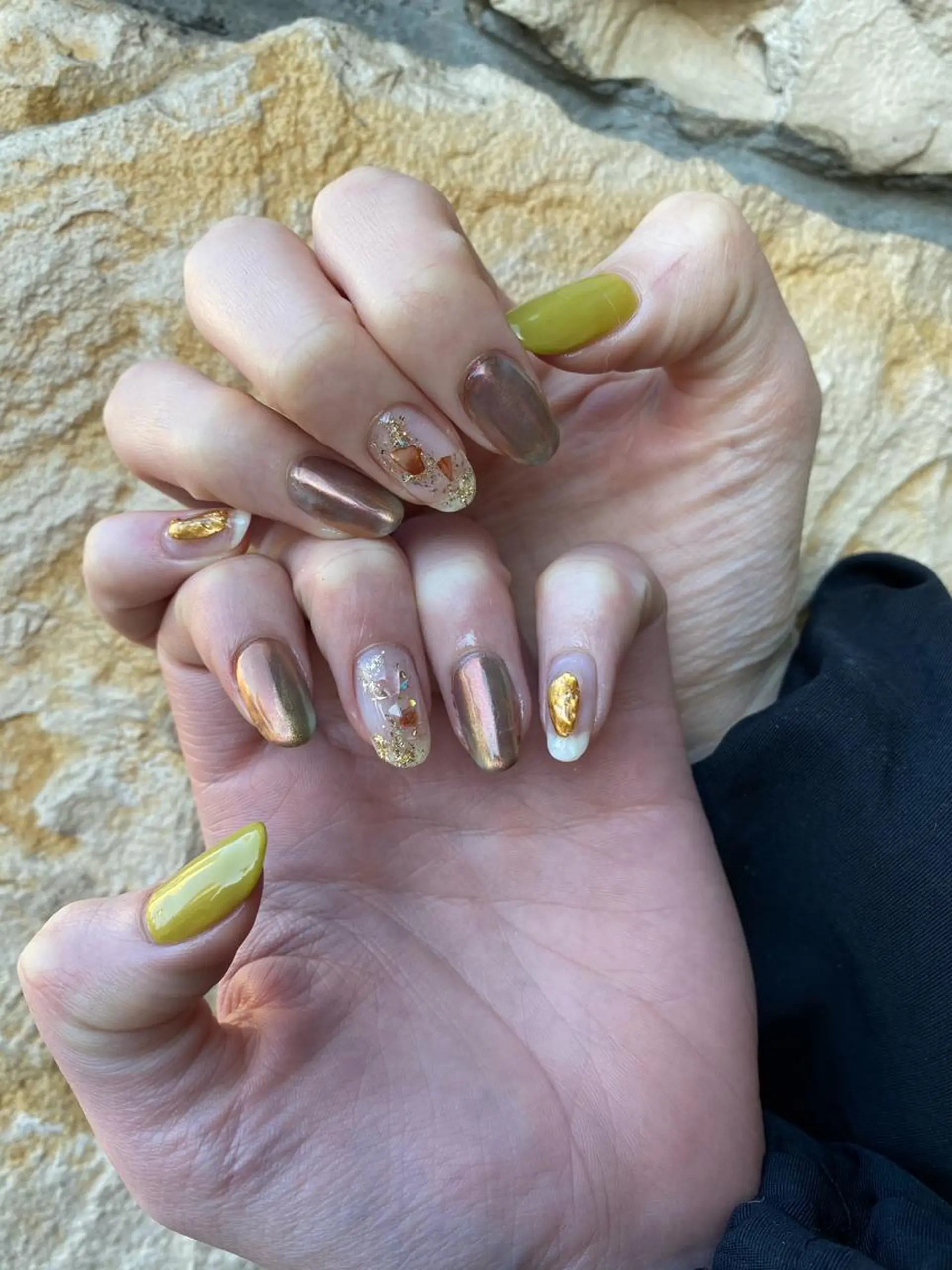 ネイル ミラーネイル エレン 南越谷のネイルデザイン