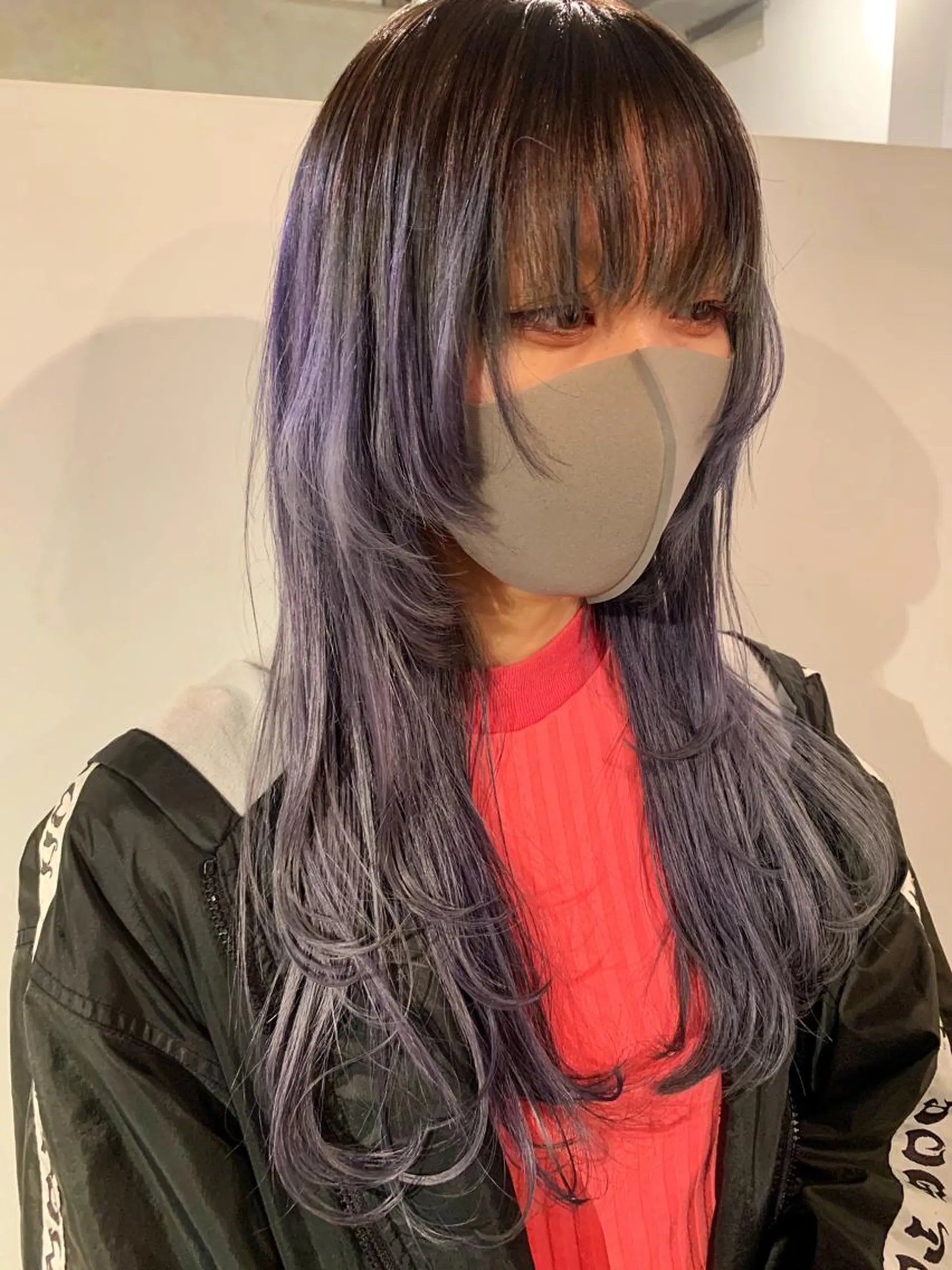 セミロング カット ハイトーンNo.1✨ パーマ✨イマイタツヤのヘアスタイル